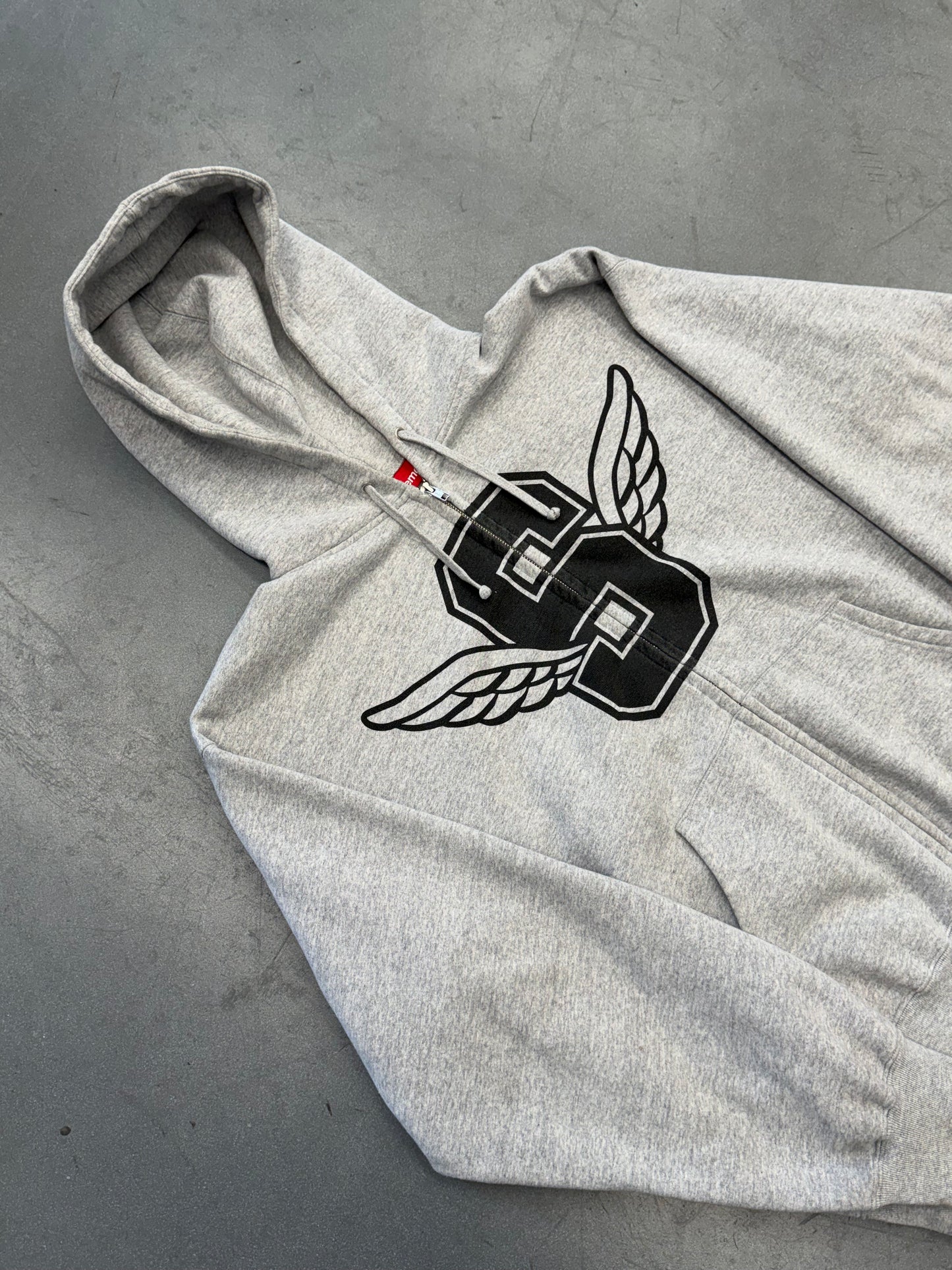 SS25 SUPREME WINGS ZIP-UP HOODED SWEATSHIRT