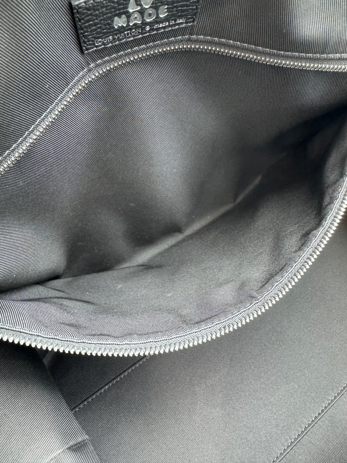 2021 LOUIS VUITTON NIGO TROLLY TOTE BAG BLACK LEATHER