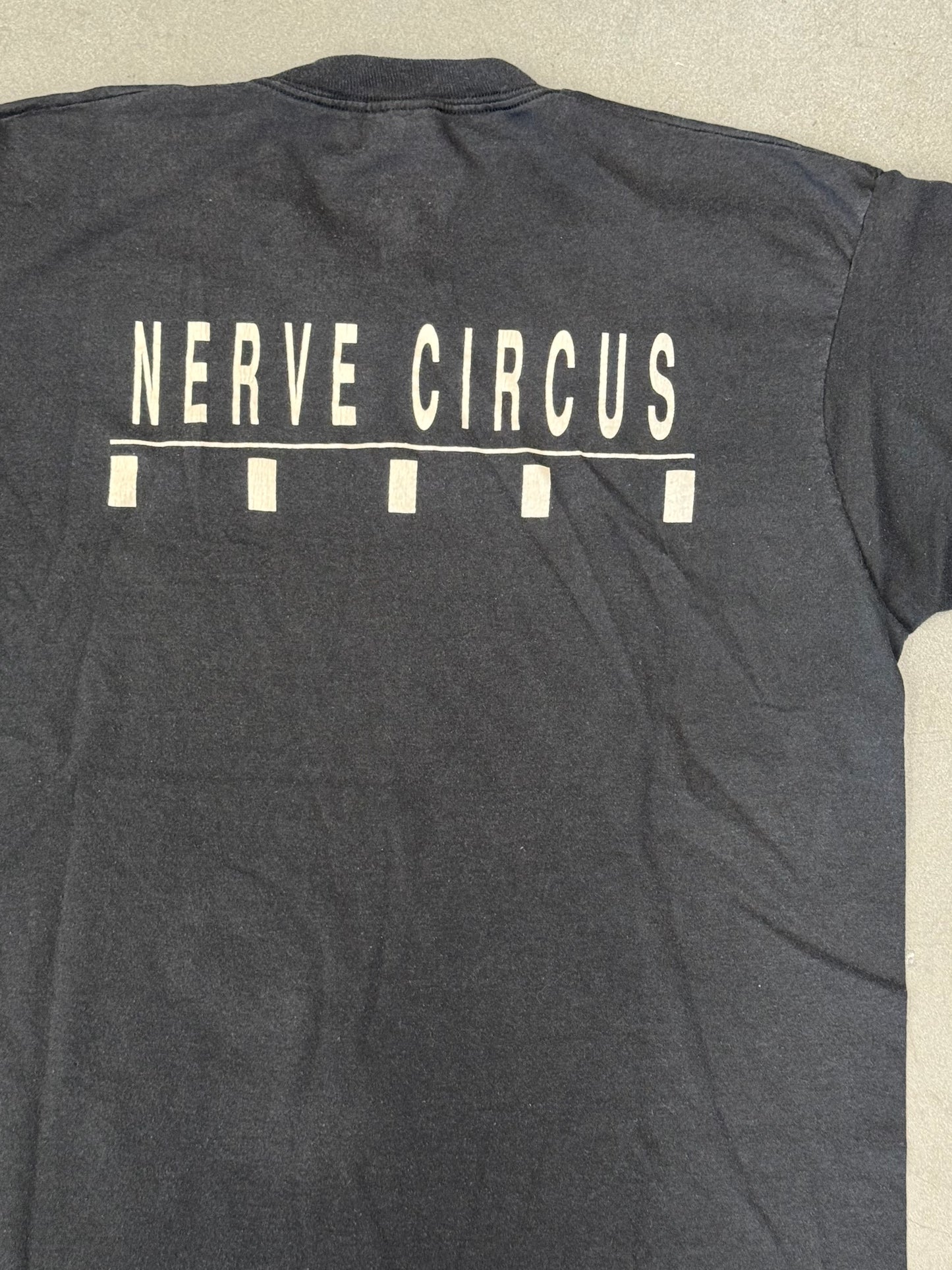 90'S NERVE CIRCUS JUST RELAX POP/ROCK BAND TEE (SCREEN STARS TAG)