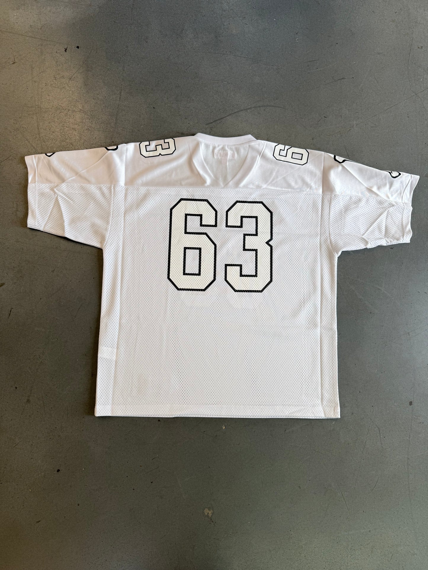 FW25 SUPREME BONES FOOTBALL JERSEY - WHITE (L) (NEW)
