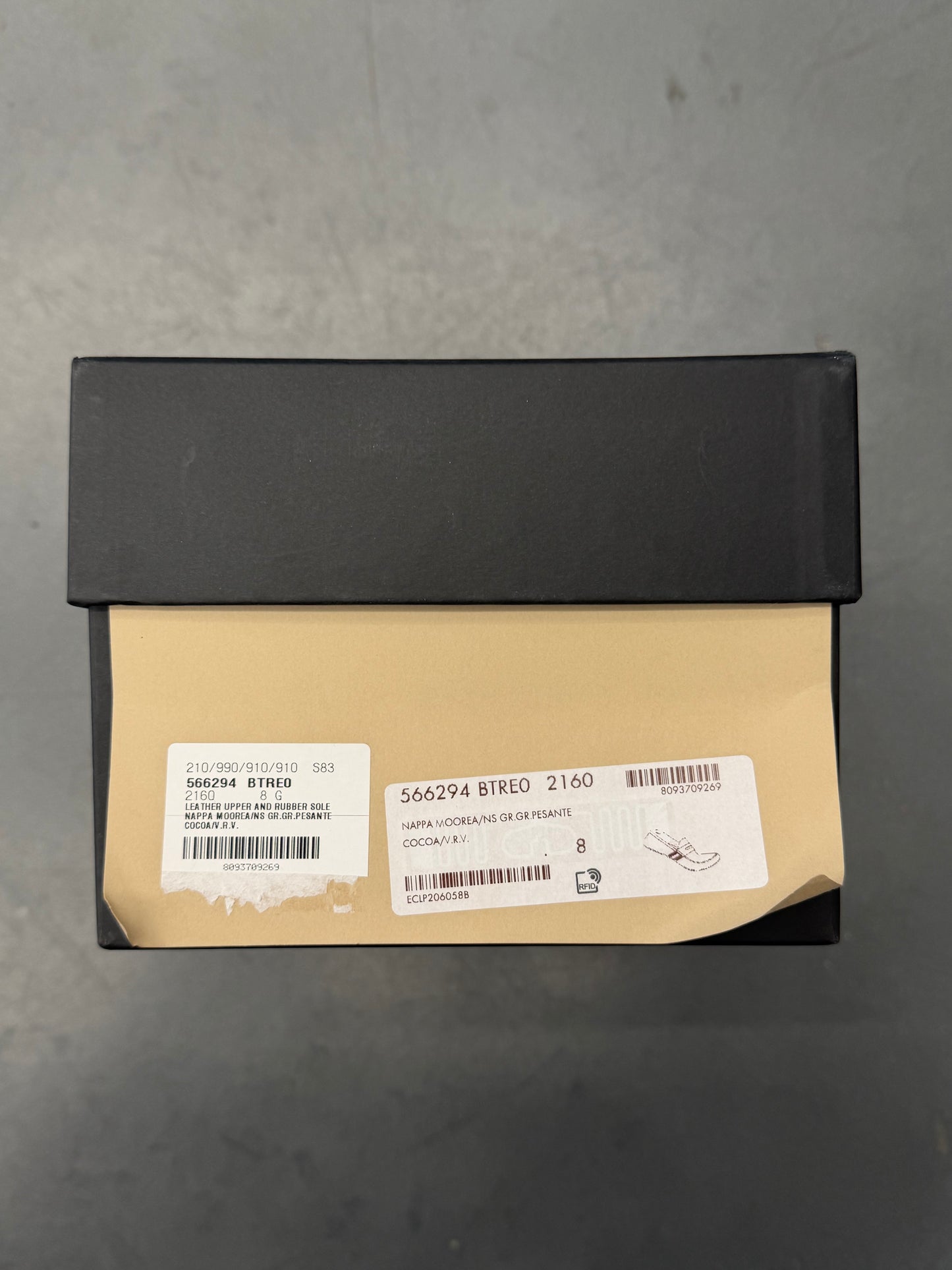 GUCCI WEB LEATHER DRIVER LOAFERS - BROWN (PRE-OWNED WITH BOX)