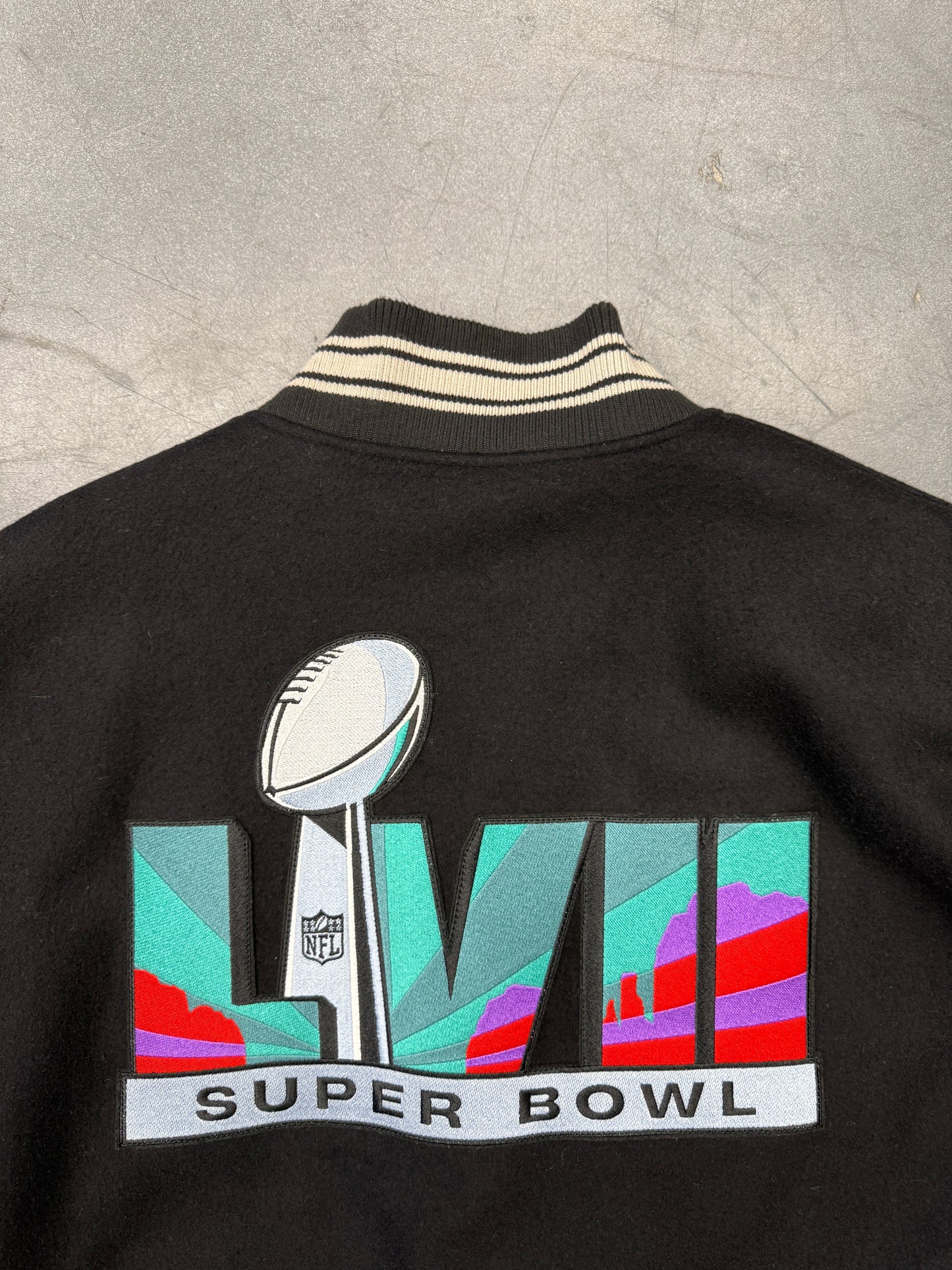 JEFF HAMILTON SUPER BOWL LVII LEATHER JACKET