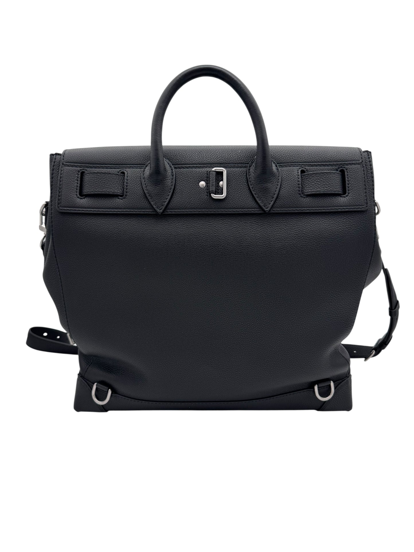 2024 LOUIS VUITTON STEAMER 40 BLACK LEATHER