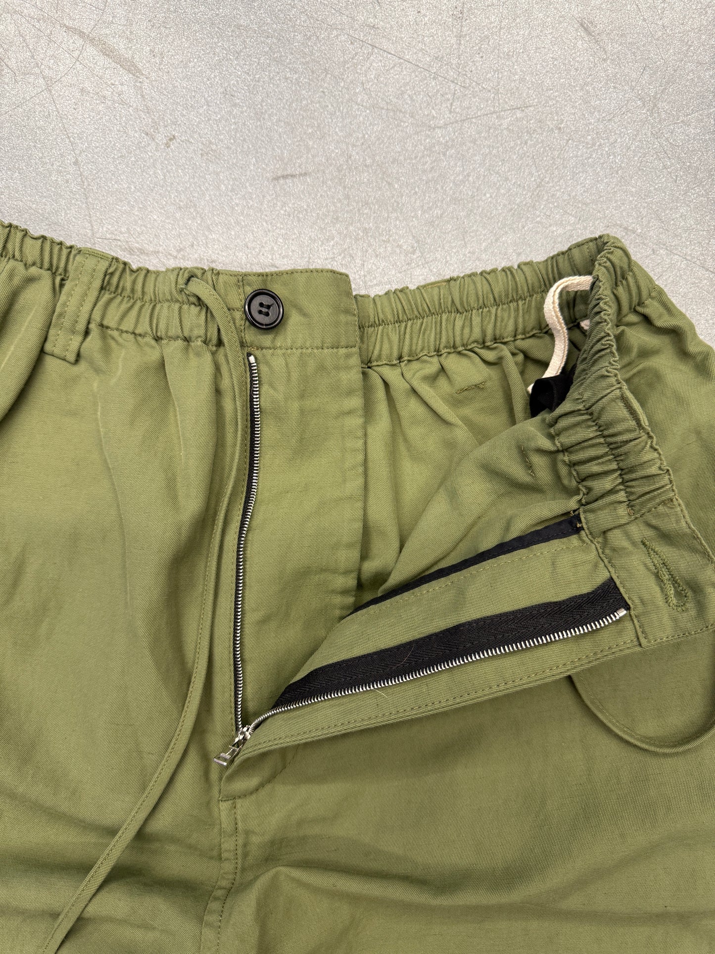 MARNI X NO VACANCY INN GABARDINE PANT - STONE GREEN