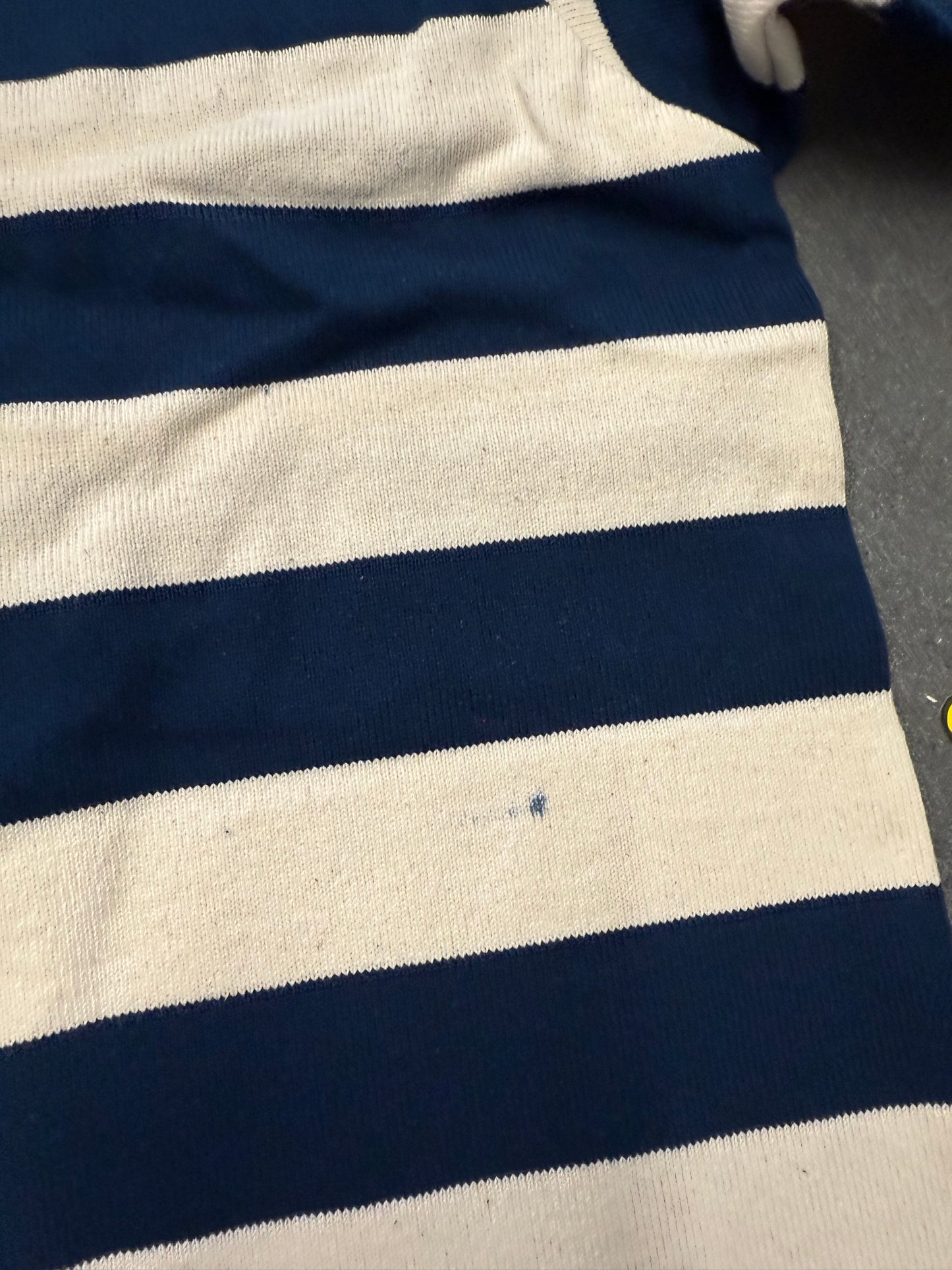 SEASON 10 BILLIONAIRE BOYS CLUB BBC AIRPLANE STRIPED POLO SHIRT (L) (NEW WITH TAG & BAG)