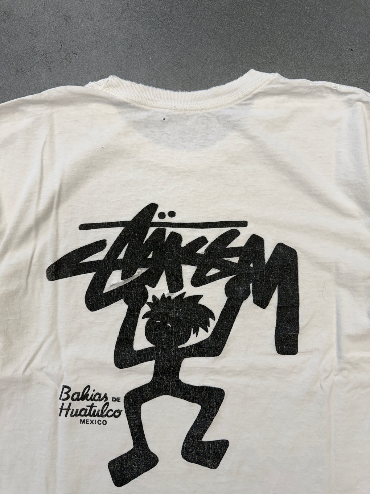 Y2K STUSSY BAHIAS DE HUATULCO, MEXICO TEE (PULLED TAG)