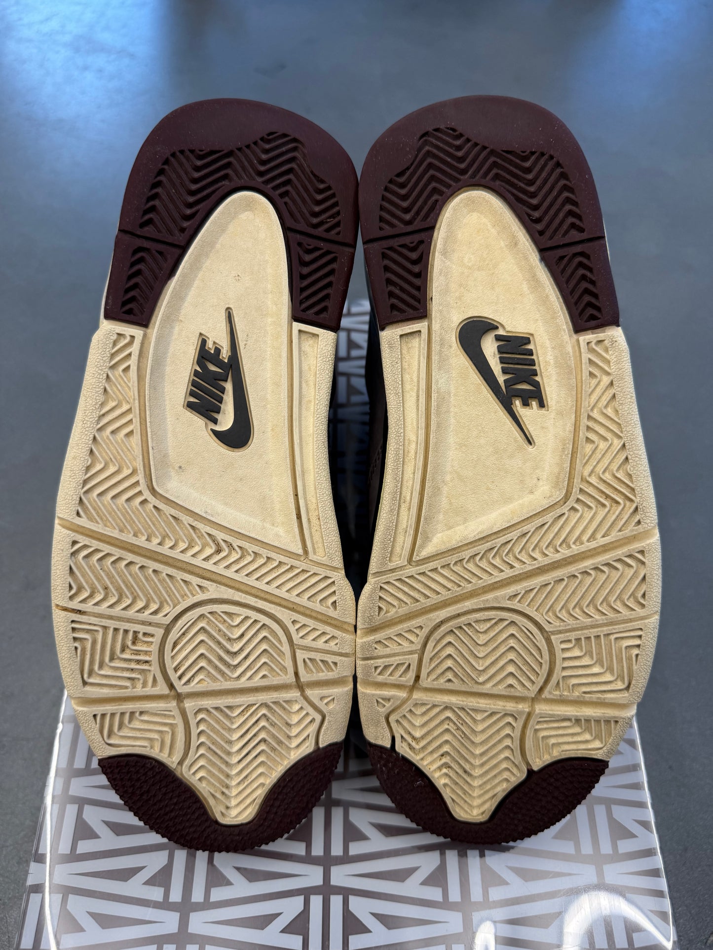 2022 SIZE 5.5 JORDAN 4 RETRO SP A MA MANIERE VIOLET ORE (PRE-OWNED WITH BOX)