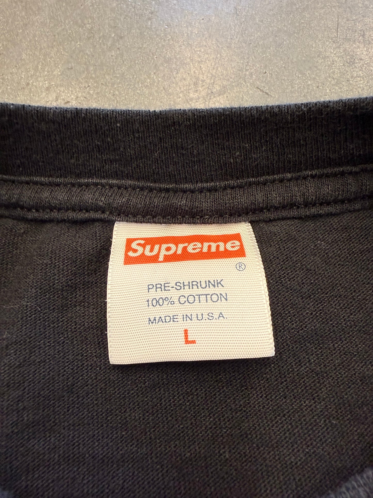 SS06 SUPREME KATE MOSS LIPS TEE