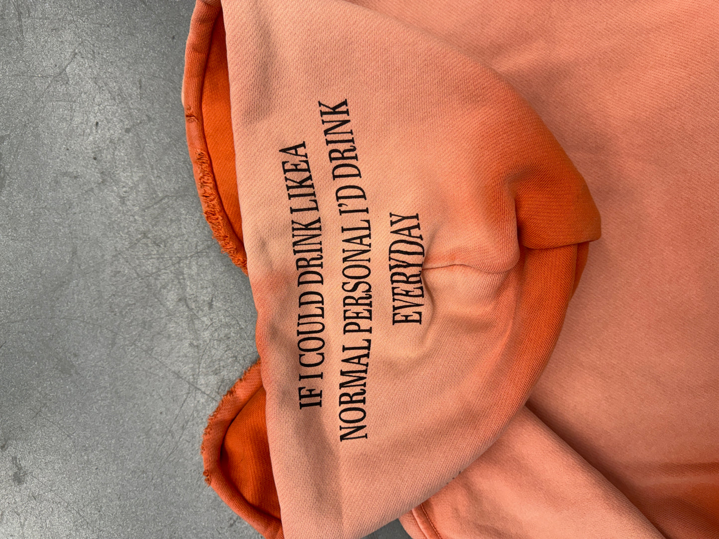 PALY SDDN WSDM HOODED SWEATSHIRT - ORANGE