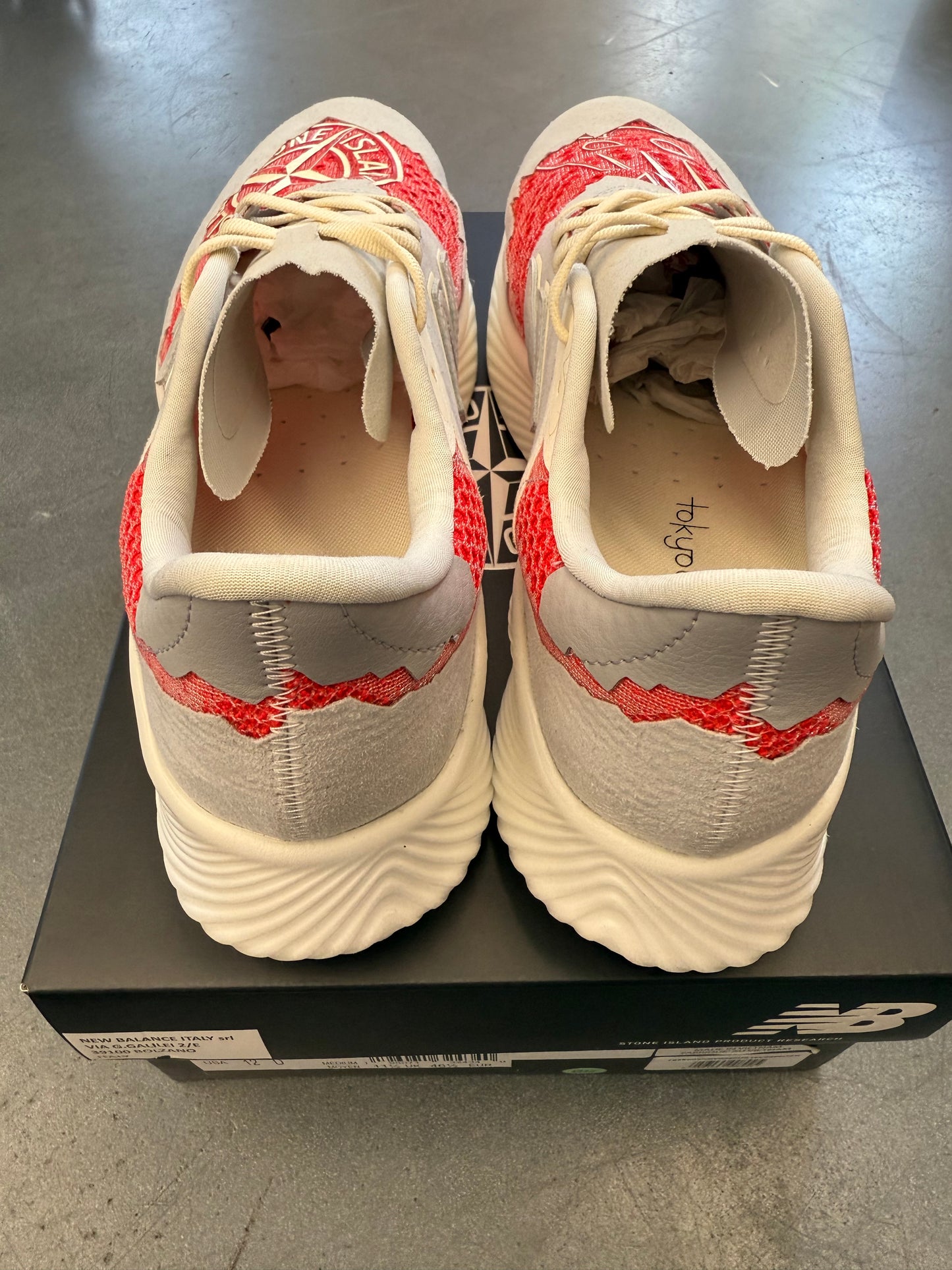 SIZE 12 STONE ISLAND TOKYO DESIGN STUDIO FUELCELL RC ELITE V2 'ENERGY RED' (WITH BOX)