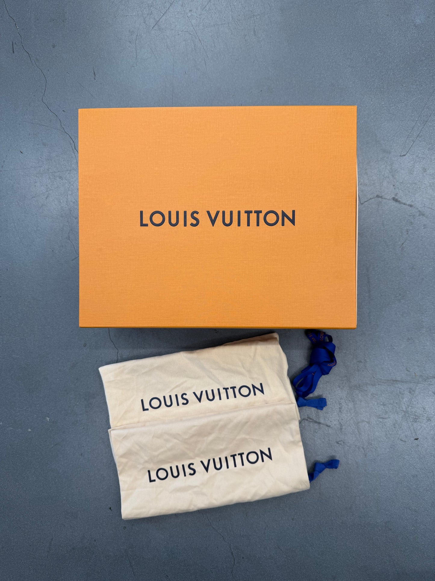 SS24 SIZE 7.5 LV LOUIS VUITTON BY TYLER THE CREATOR TRAINER - GREEN (PRE-OWNED WITH BOX)