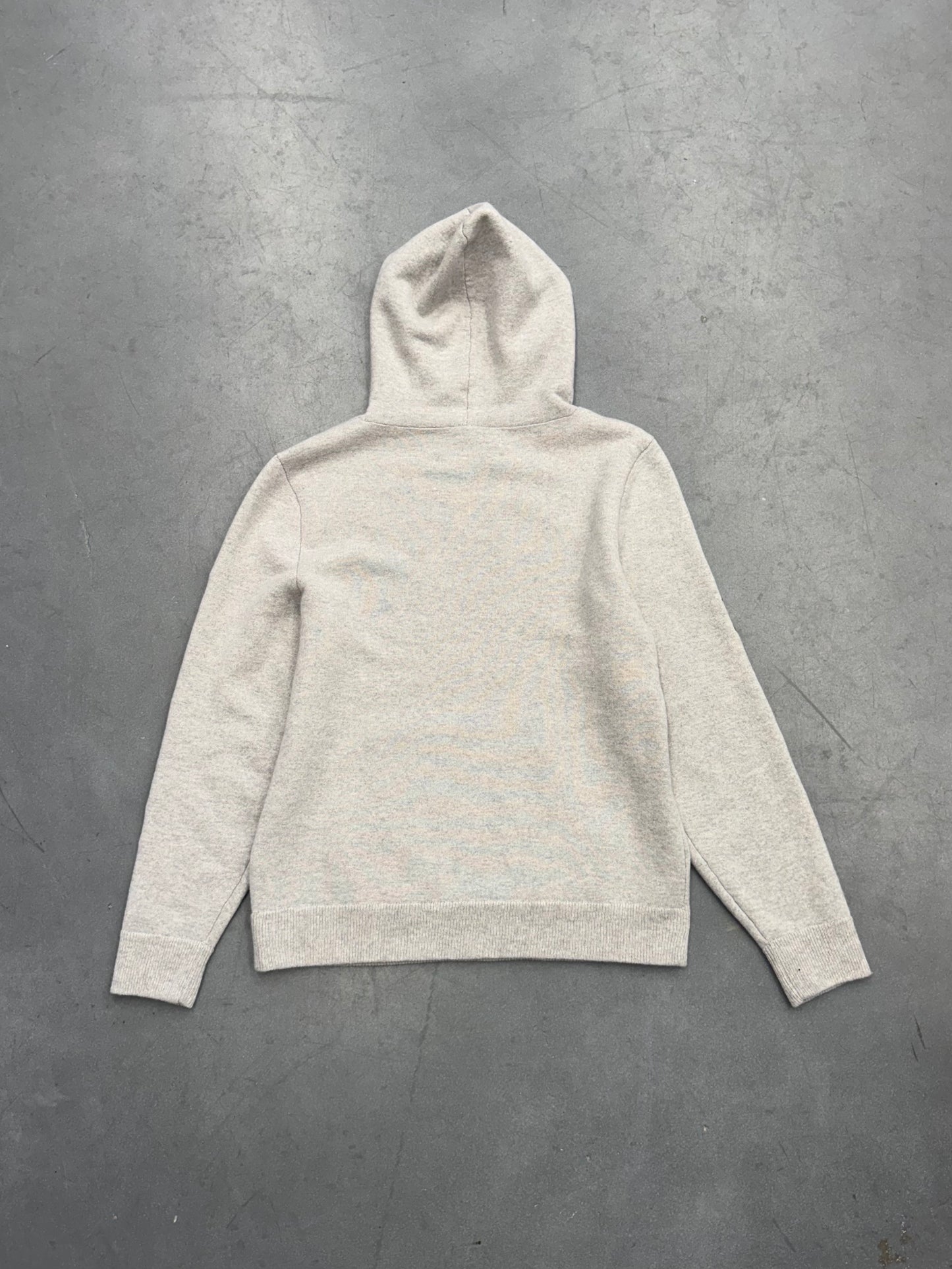 CHROME HEARTS CASHMERE EMBROIDERED PULLOVER HOODIE