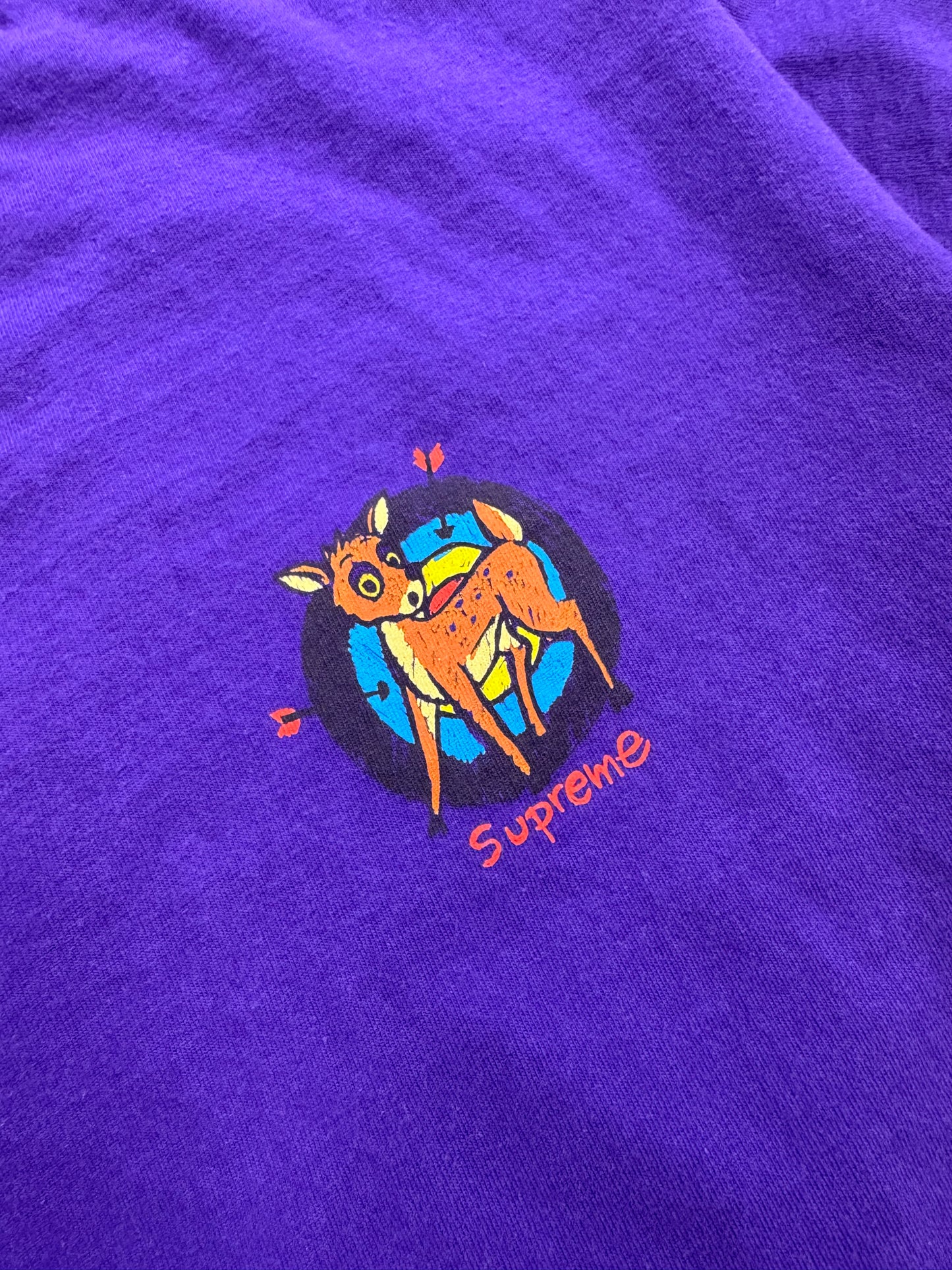 SS22 SUPREME DEER TEE - PURPLE (M)