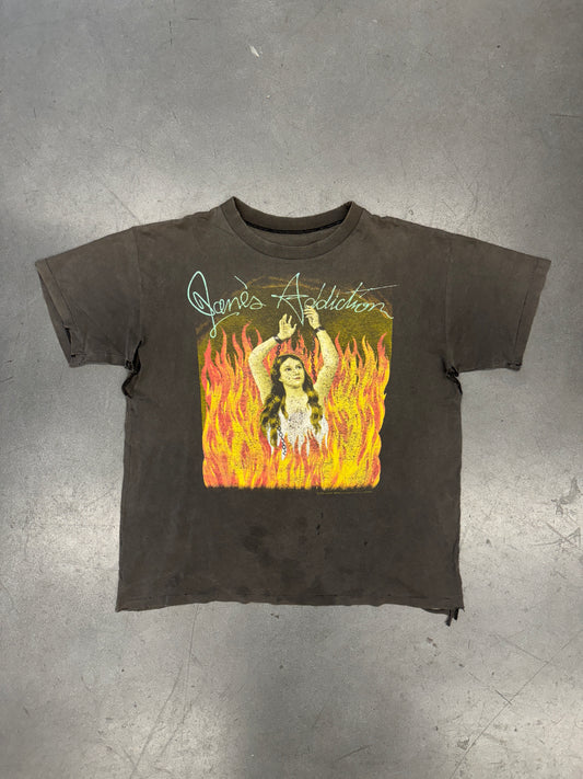 1989 JANES ADDICTION EL RITUAL DE LO HABITUAL LOS ANGELES, CA TOUR TEE (PULLED TAG)