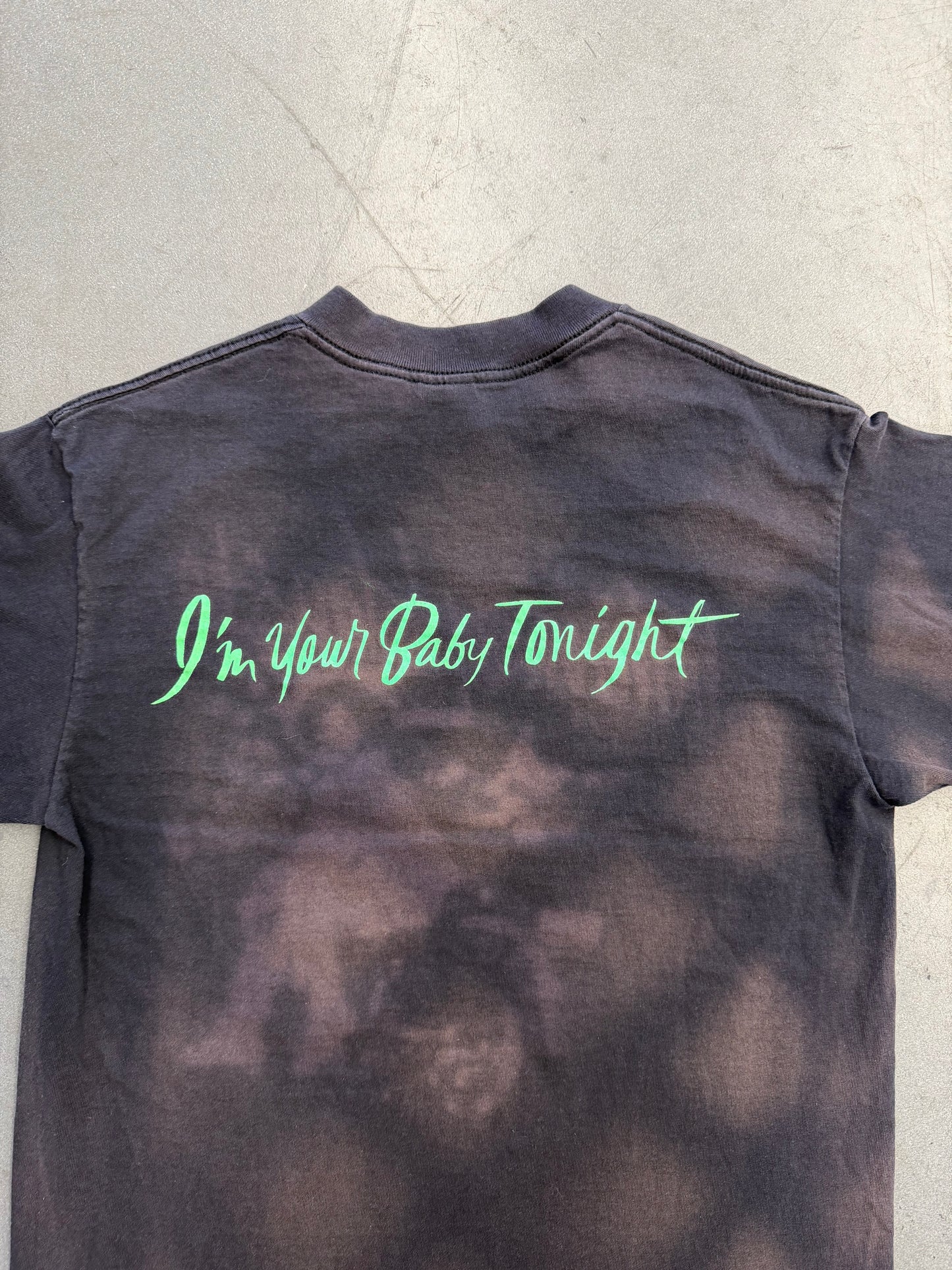 1991 WHITNEY HOUSTON I'M YOUR BABY TONIGHT TOUR TEE (WHITNEY HOUSTON TAG)