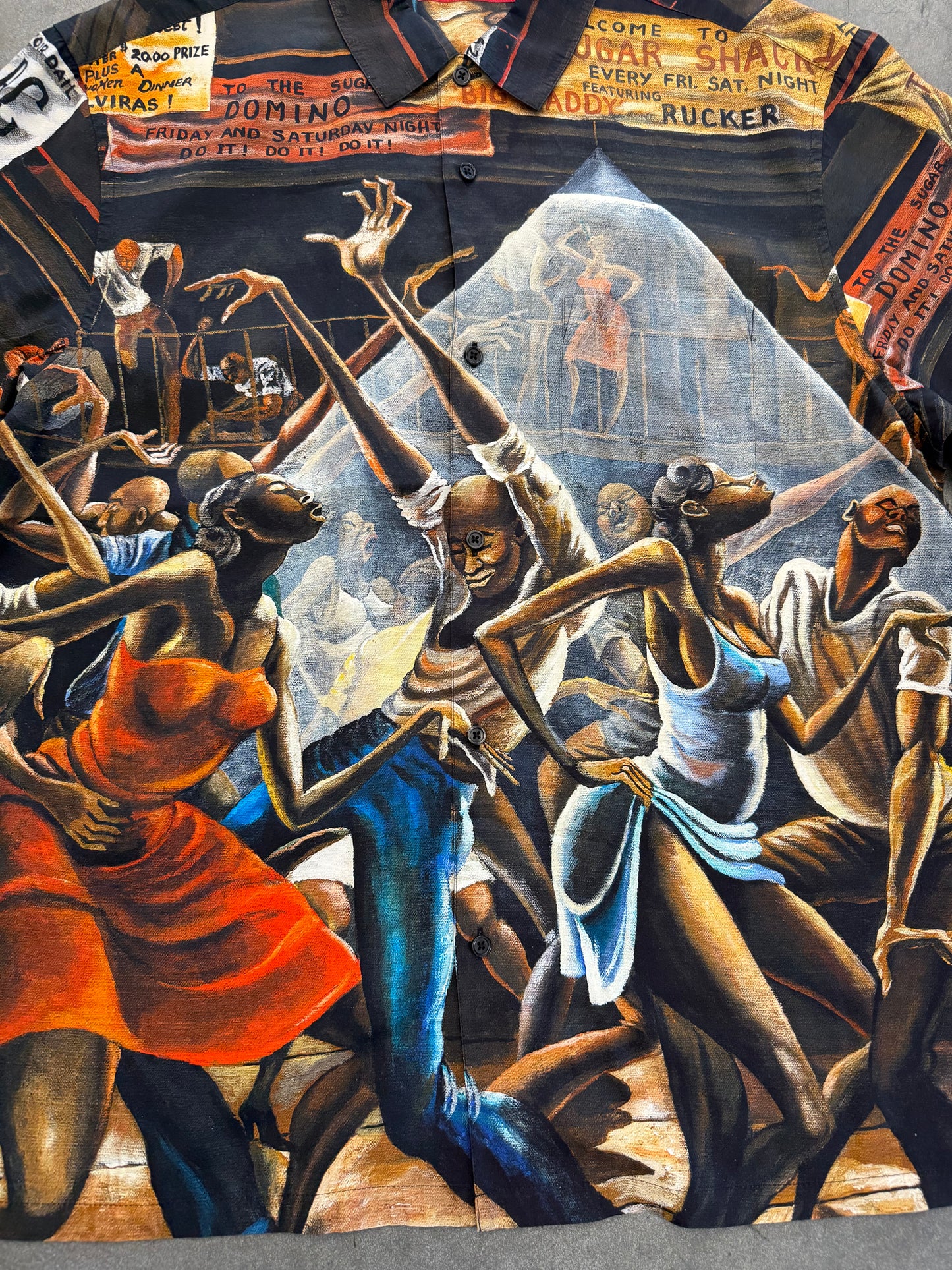 SS25 SUPREME ERNIE BARNES SS BUTTON UP SHIRT LARGE (NWT)