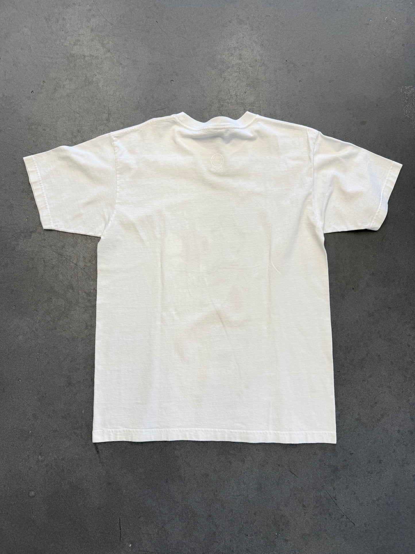 2008 SUPREME ORIGINAL FAKE KAWS KATE MOSS 10TH ANNIVERSARY TEE