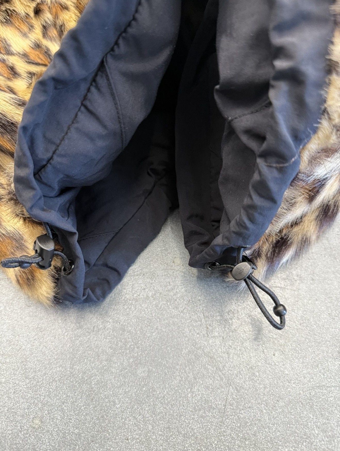 SS25 SUPREME FAUX FUR REVERSIBLE HOODED TRACK JACKET - NWT