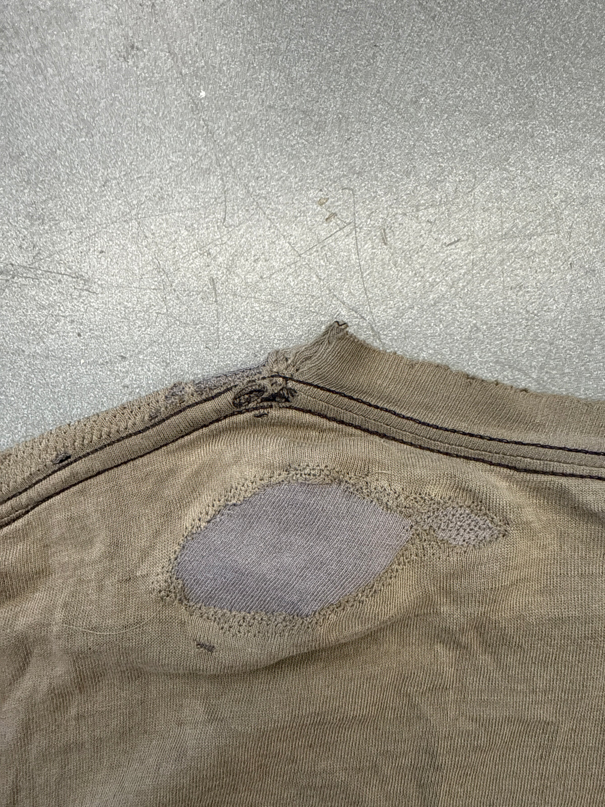 '90S IN MEMORY OF THE NOTORIOUS BIG MAKAVELI RAP REPAIRED TEE (FADED TAG)