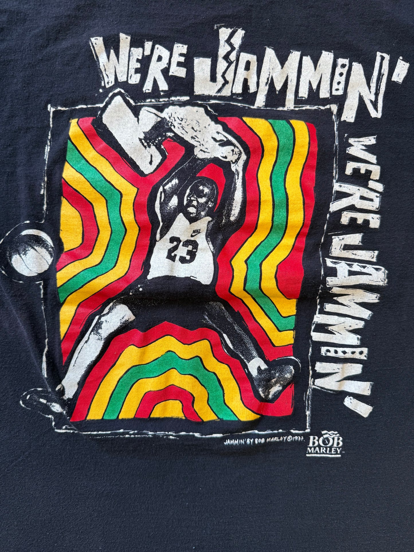 90’S NIKE MICHAEL JORDAN BOB MARLEY WE’RE JAMMIN TEE