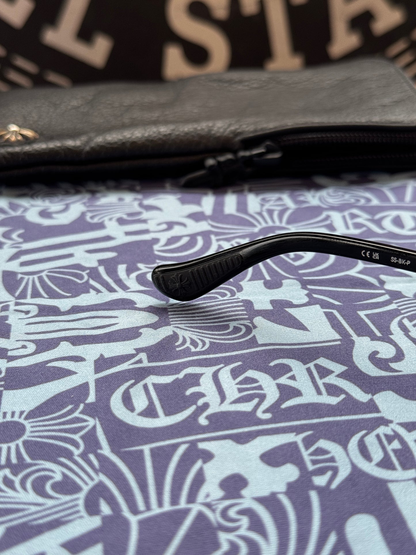 CHROME HEARTS DEEP II SUNGLASSES BLACK (WITH CASE)