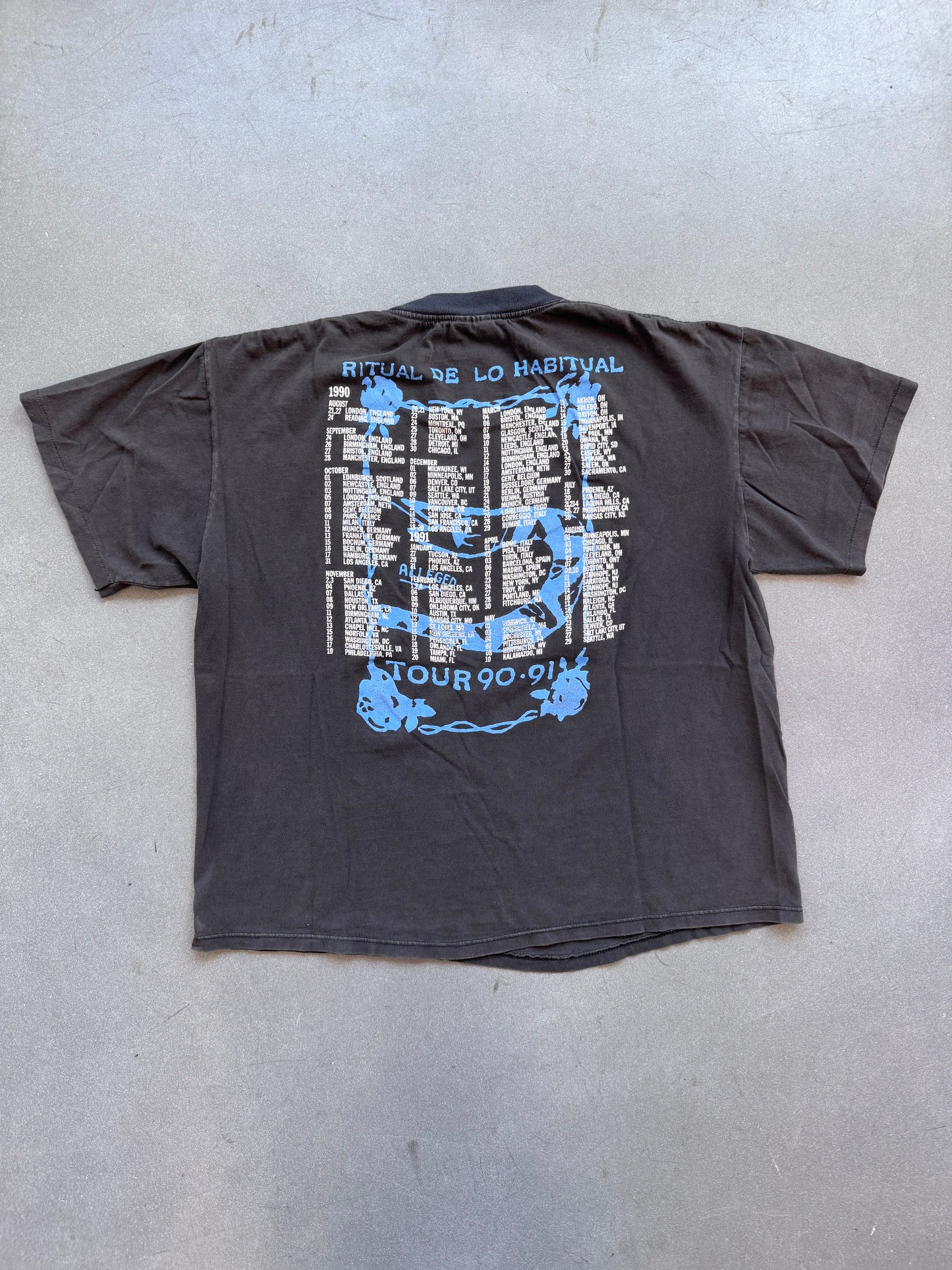 1990 RITUAL DE LO HABITUAL JANES ADDICTION TOUR TEE (BROKUM TAG)