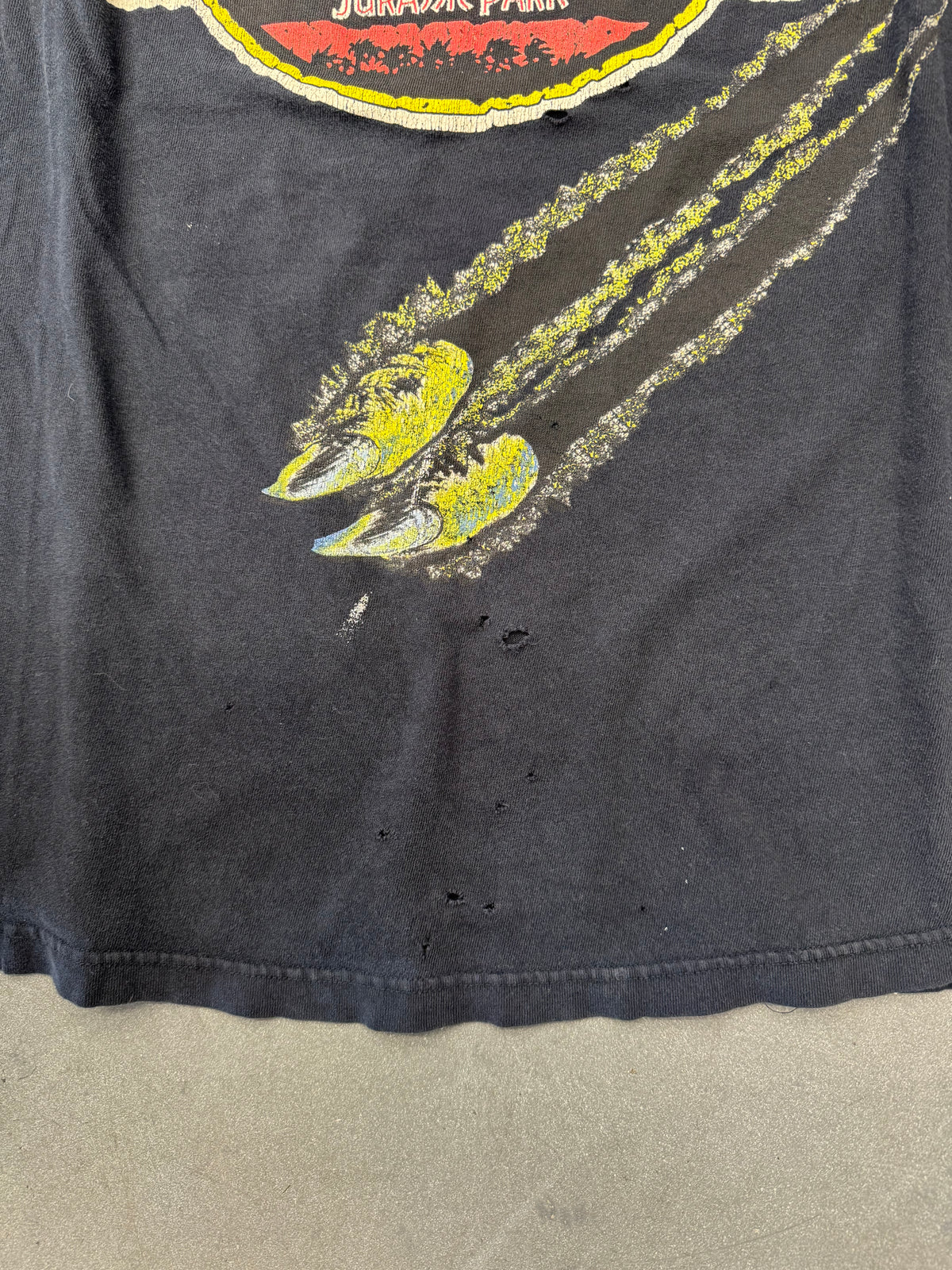 1997 JURASSIC PARK THE LOST WORLD PROMO TEE (FADED TAG)