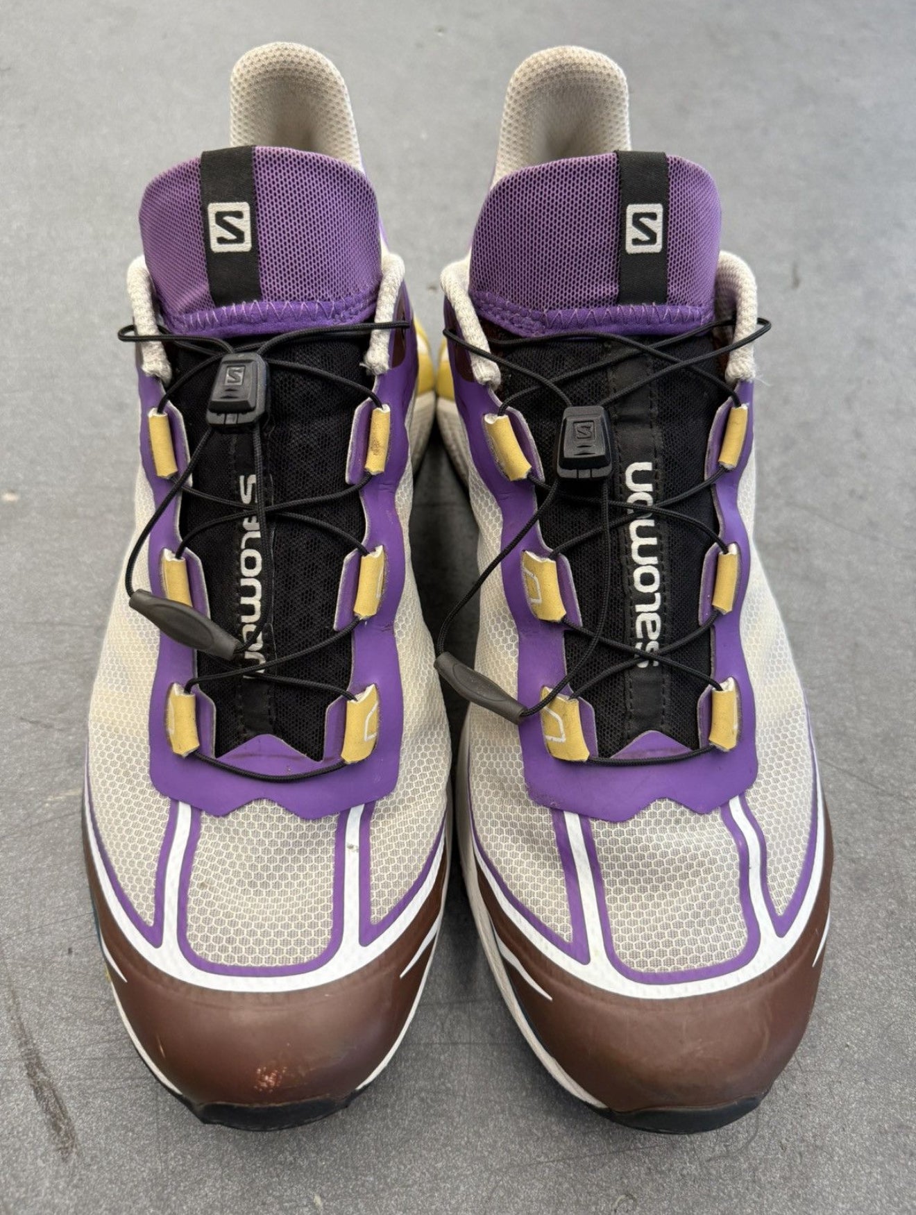 SIZE 12 SALOMON XT-6 FT ROYAL LILAC CHOCOLATE FONDANT (PRE-OWNED NO BOX)