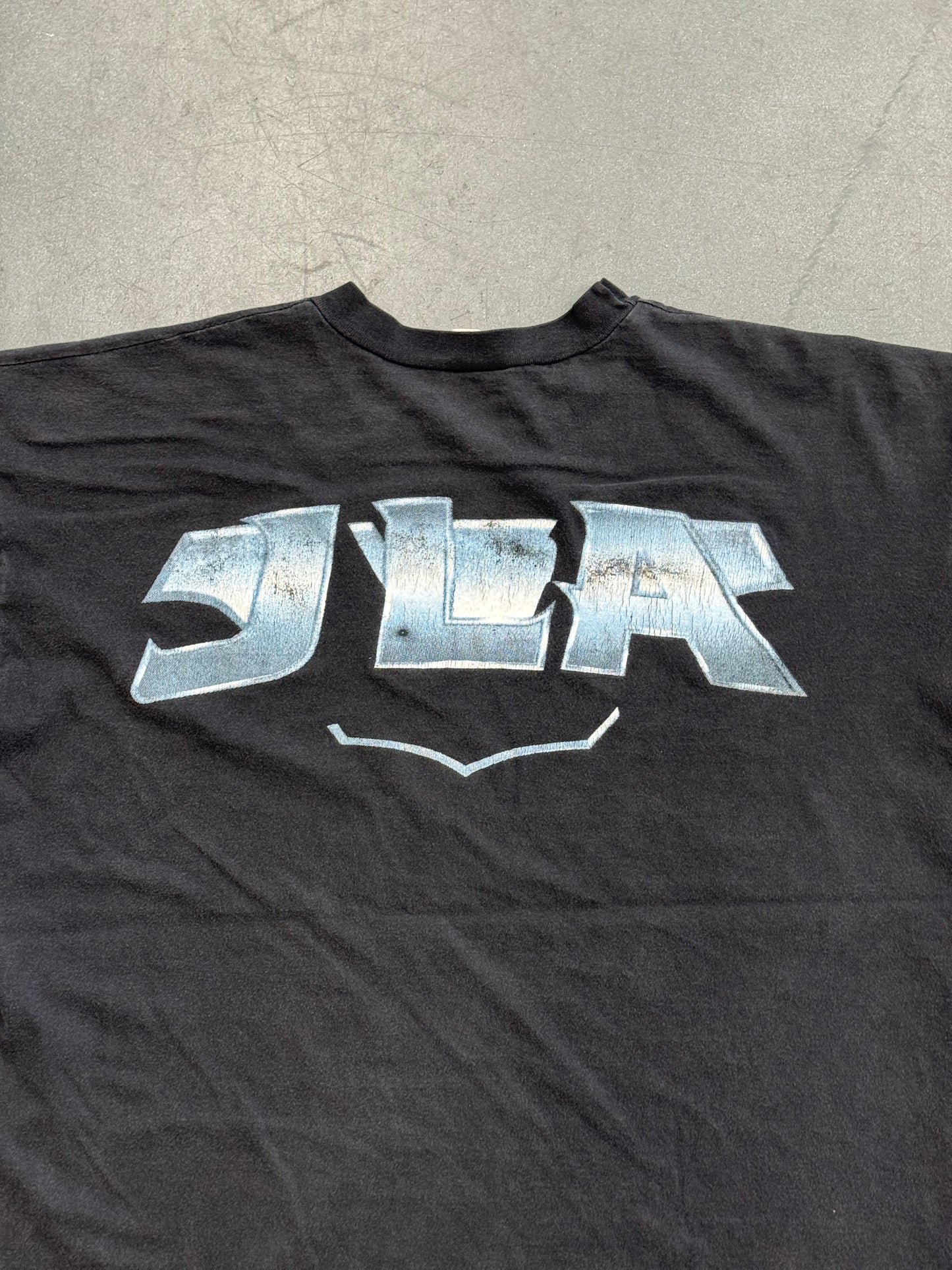 VINTAGE JLA JUSTICE LEAGUE DC COMICS TEE (FADED TAG)