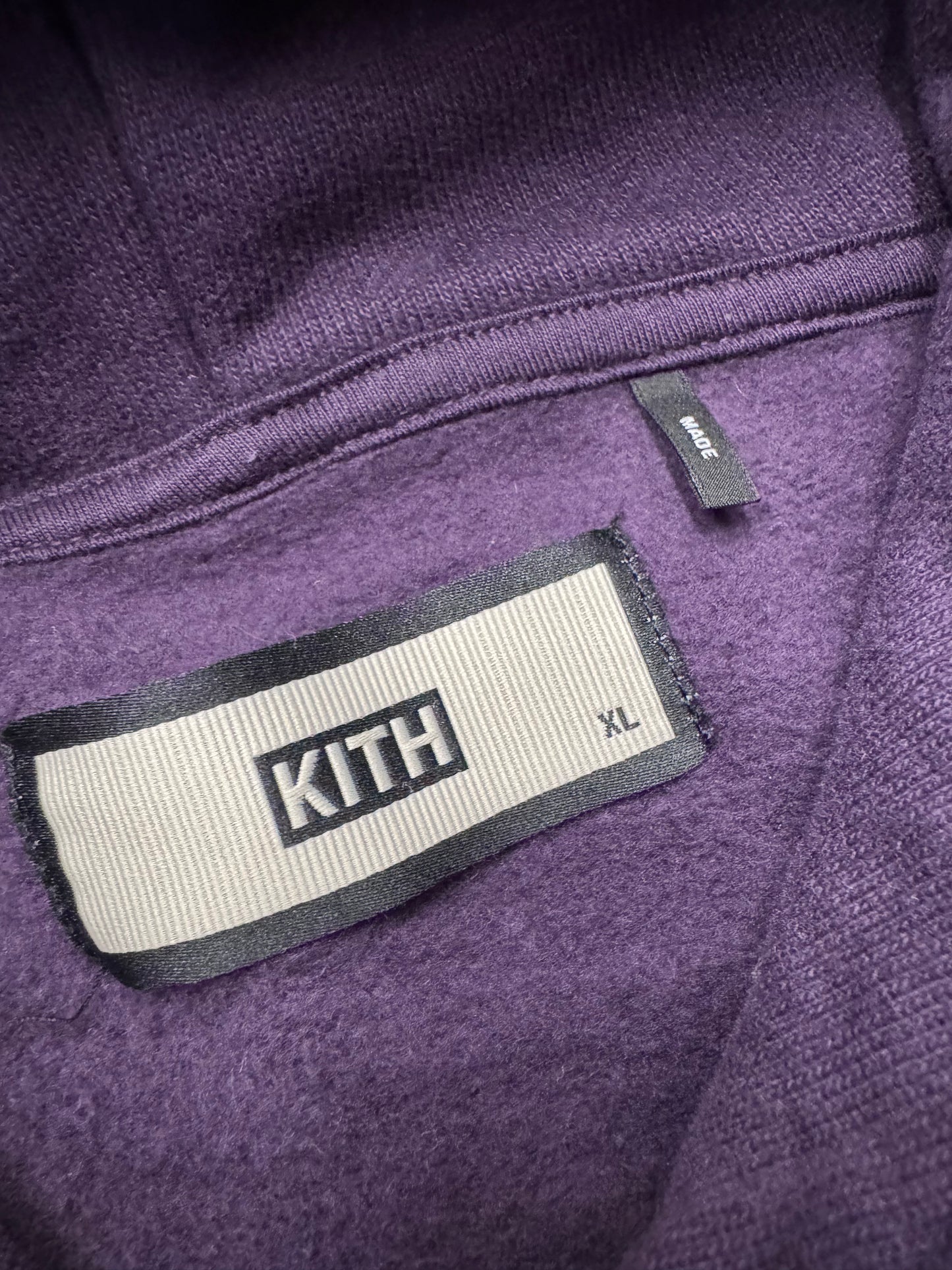 FW20 KITH WILLIAMS III BOX LOGO HOODIE - PURPLE (XL)