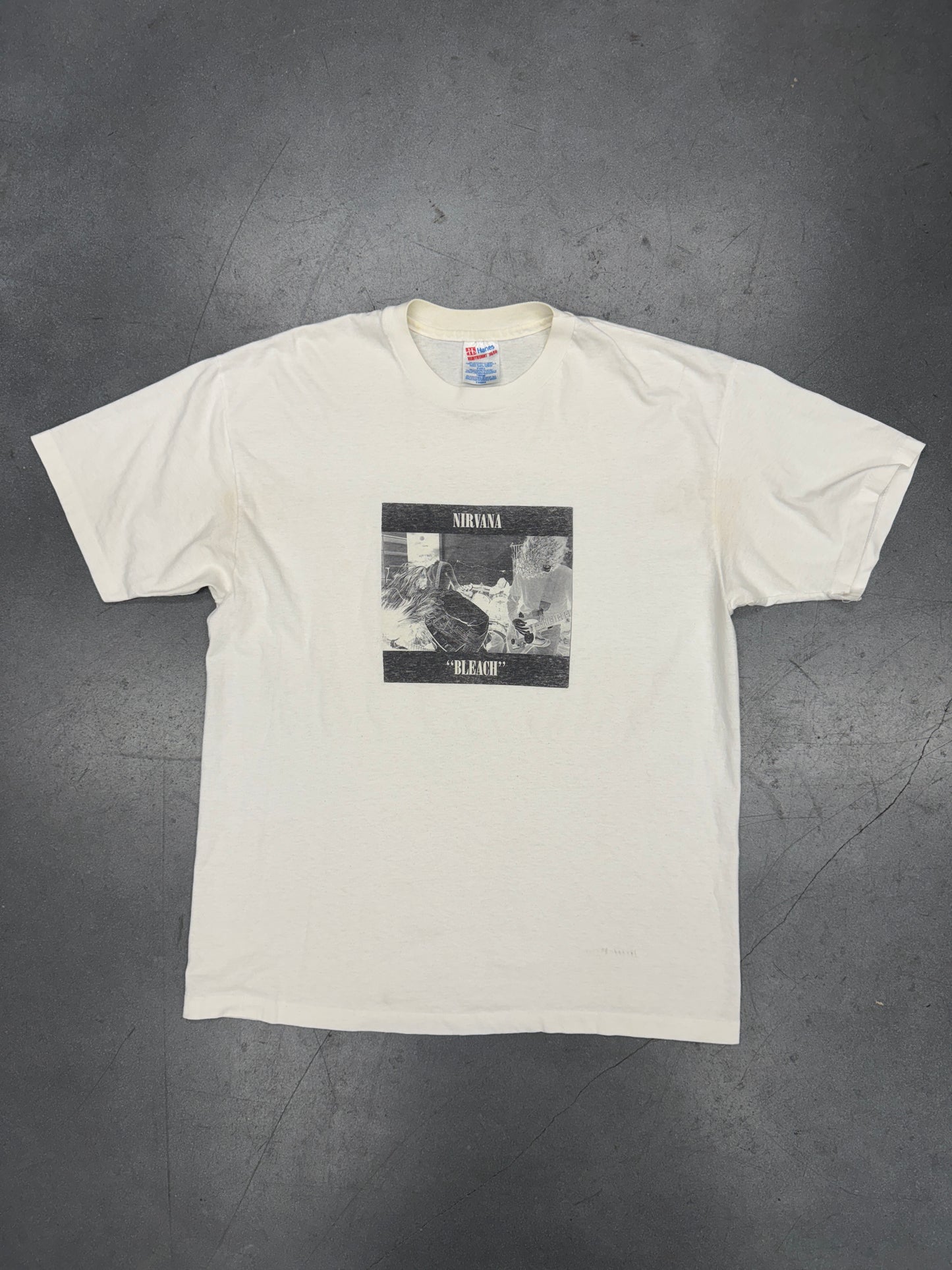 1989/1990 NIRVANA “BLEACH” TEE (HANES HEAVYWEIGHT TAG)