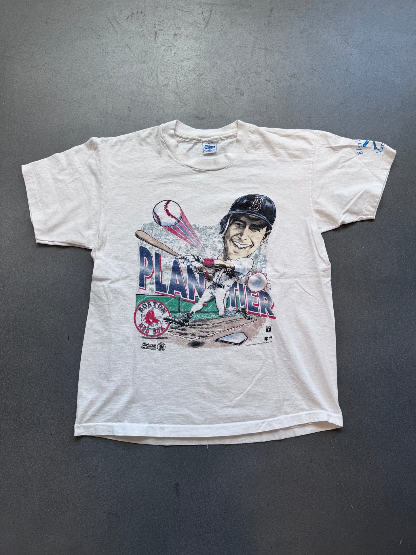 1995 SALEM BOSTON RED SOX PLANTIER TEE (SALEM TAG)