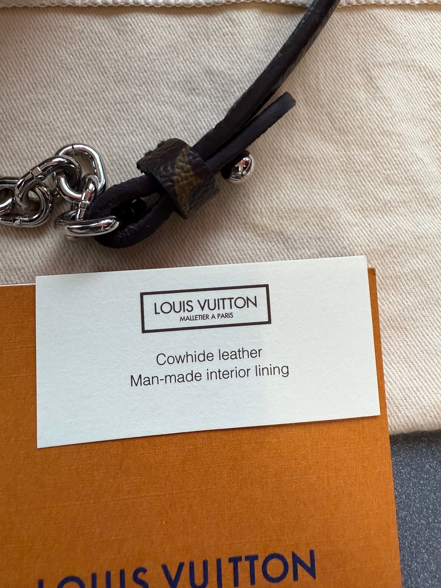 LOUIS VUITTON SPACE TWIST HANDBAG - SILVER (PRE-OWNED WITH DUSTBAG) (TANIA)