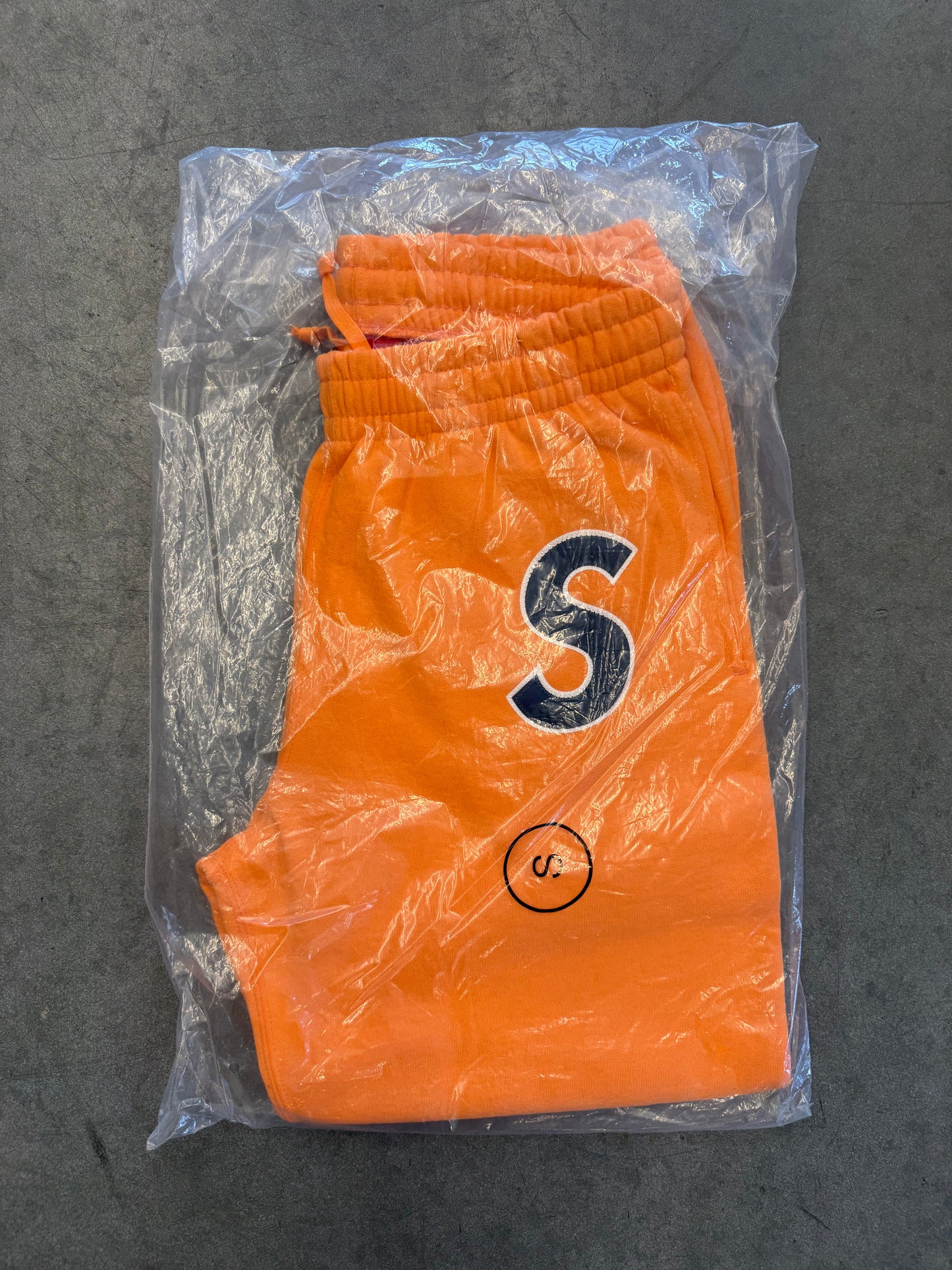 SS25 SUPREME S LOGO SWEATPANT - BRIGHT ORANGE (NEW) - S