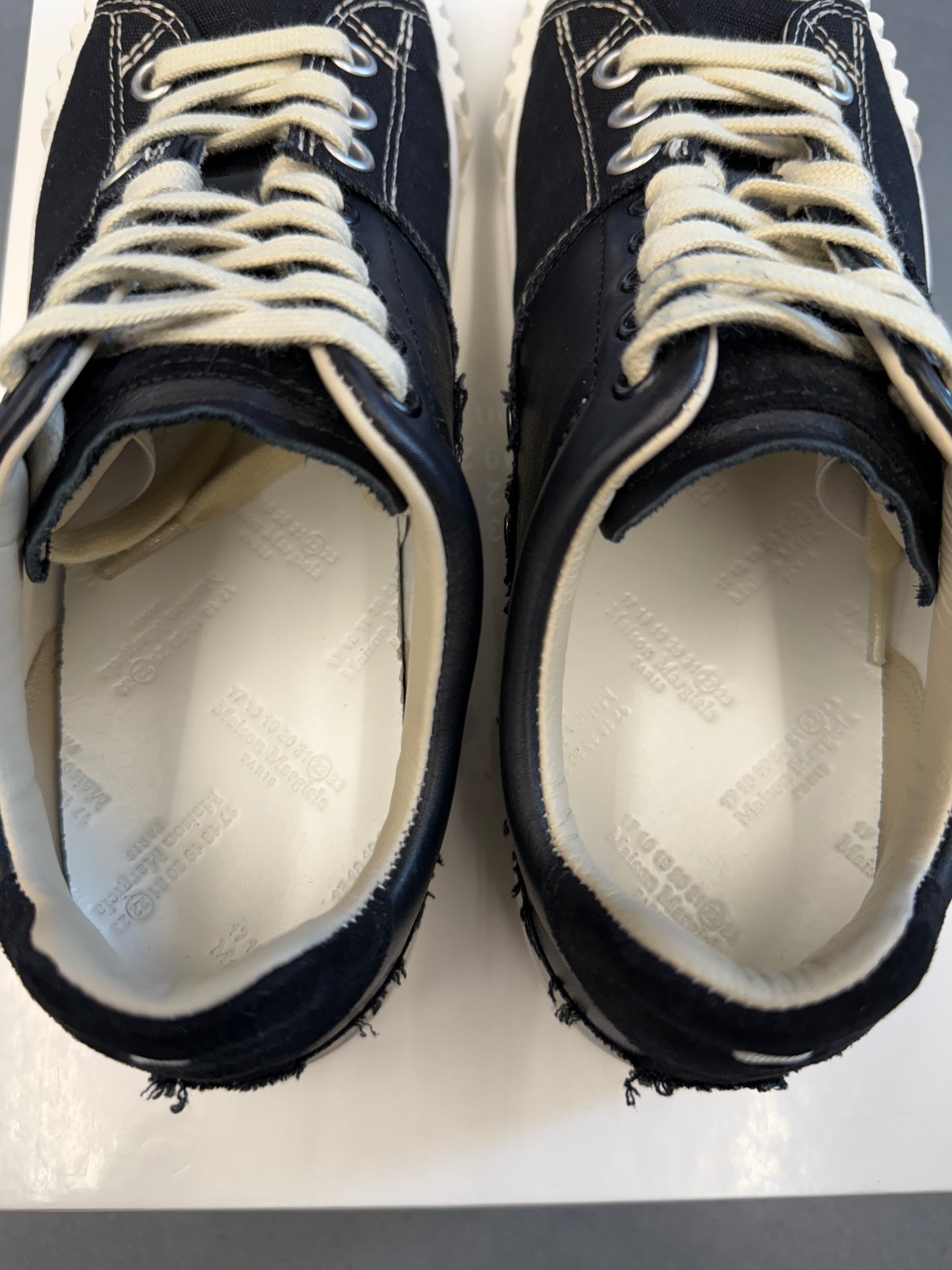 SIZE 40 MAISON MARGIELA NEW EVOLUTION - BLACK (PRE-OWNED WITH BOX)