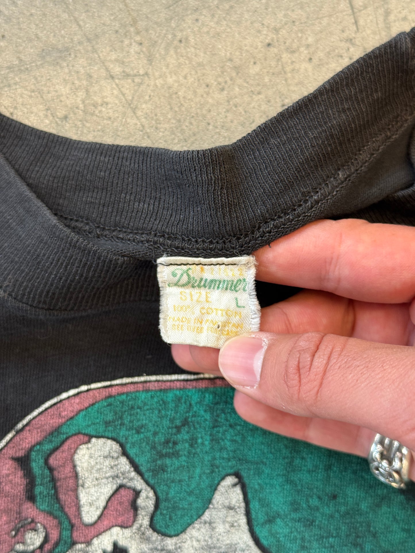 1977 PINK FLOYD ANIMALS TOUR PIG TEE (DRUMMER TAG)