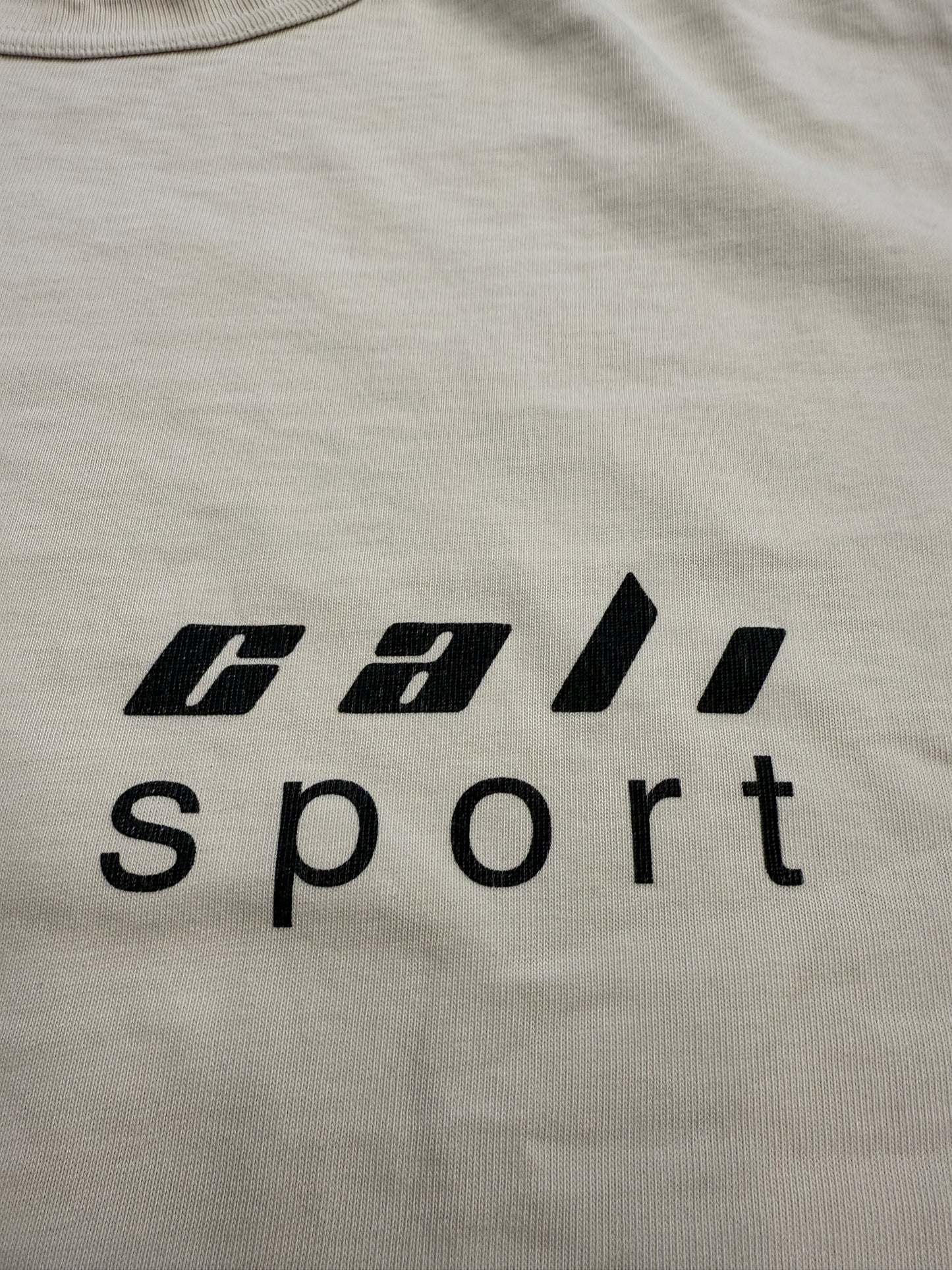 YEEZY SEASON 5 CROPPED CALI SPORT TEE - CREAM (S)