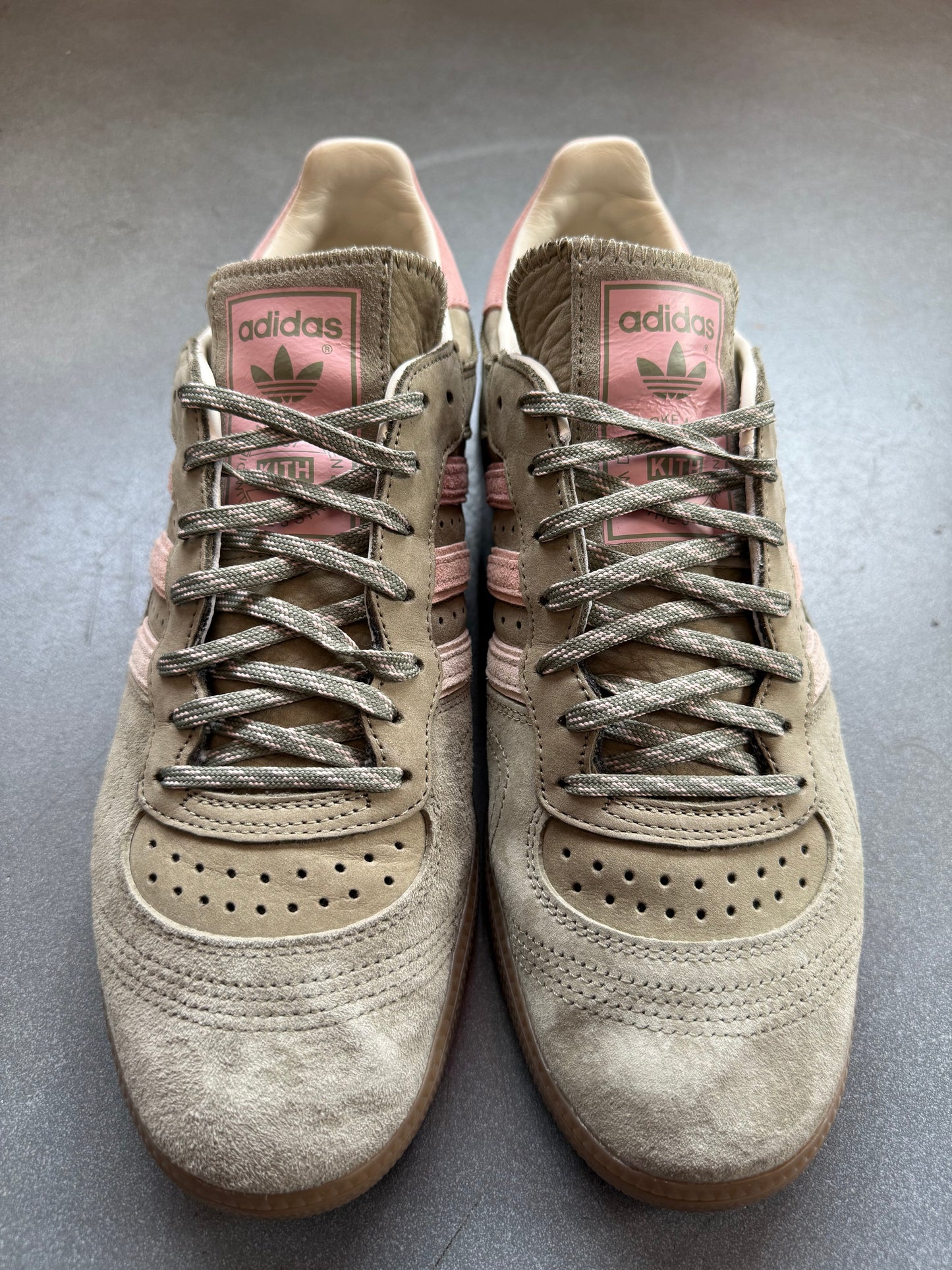 2024 SIZE 11 ADIDAS HANDBALL TOP KITH CLASSIC GUM PINK (PRE-OWNED NO BOX)