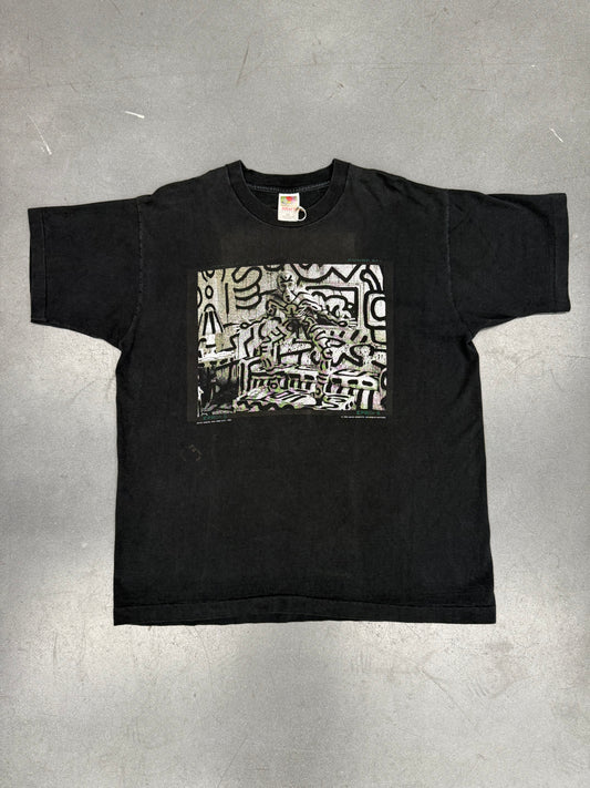 1992 KEITH HARING ANNIE LEIBOVITZ PHOTOGRAPHY FOTOFOLIO ARTWORKS TEE (FOTL HEAVY TAG)
