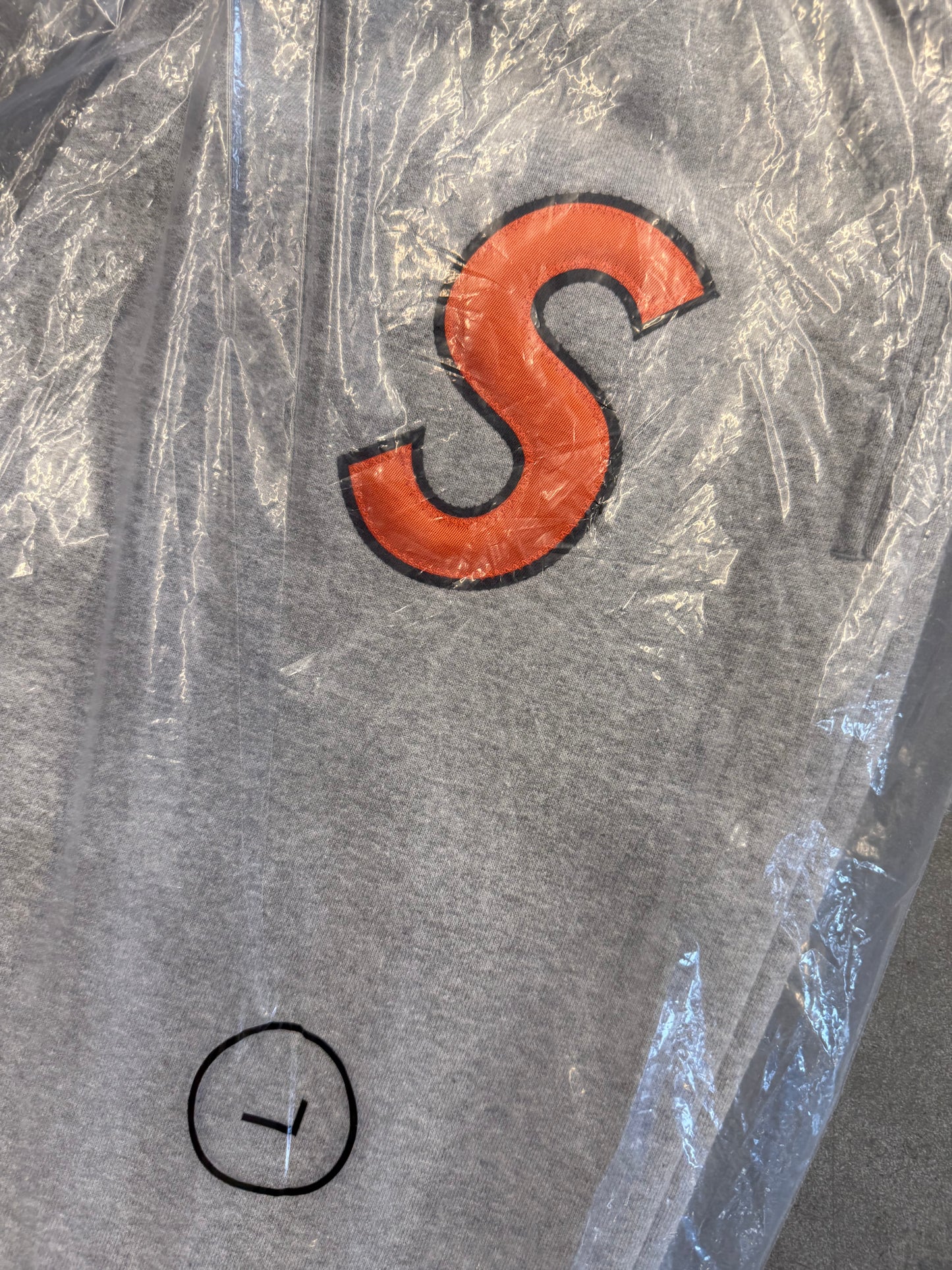 SS25 SUPREME S LOGO SWEATPANT - ASH GREY (NEW) -L