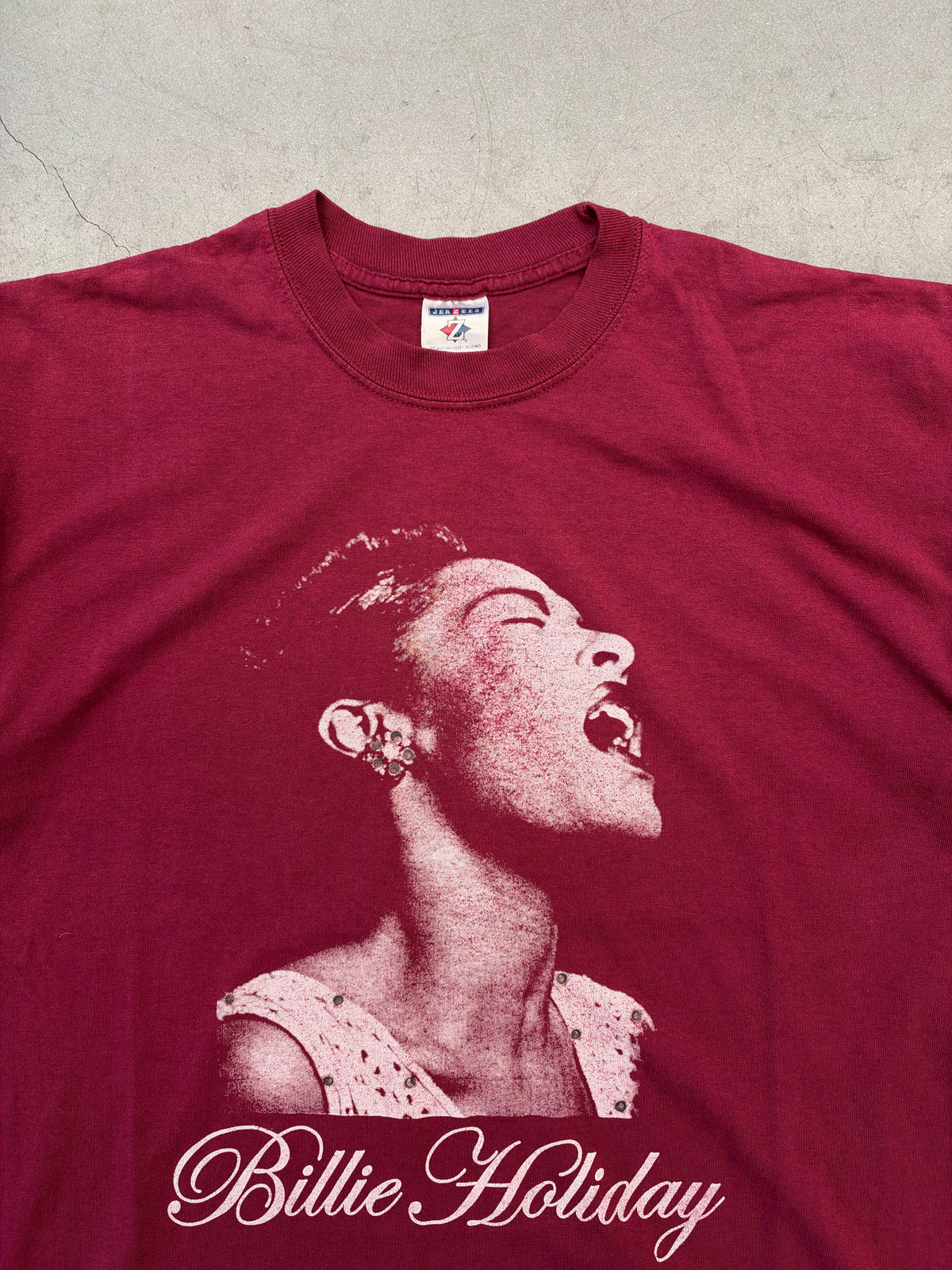 90S VINTAGE BILLIE HOLIDAY TEE (JERZEES TAG)