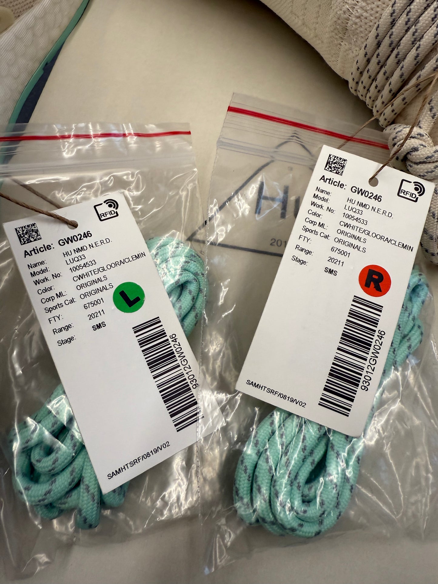 SIZE 11 ADIDAS NMD HU PHARRELL NERD CHALK WHITE 1 OF 14 SAMPLE (BRAND NEW WITH BOX)