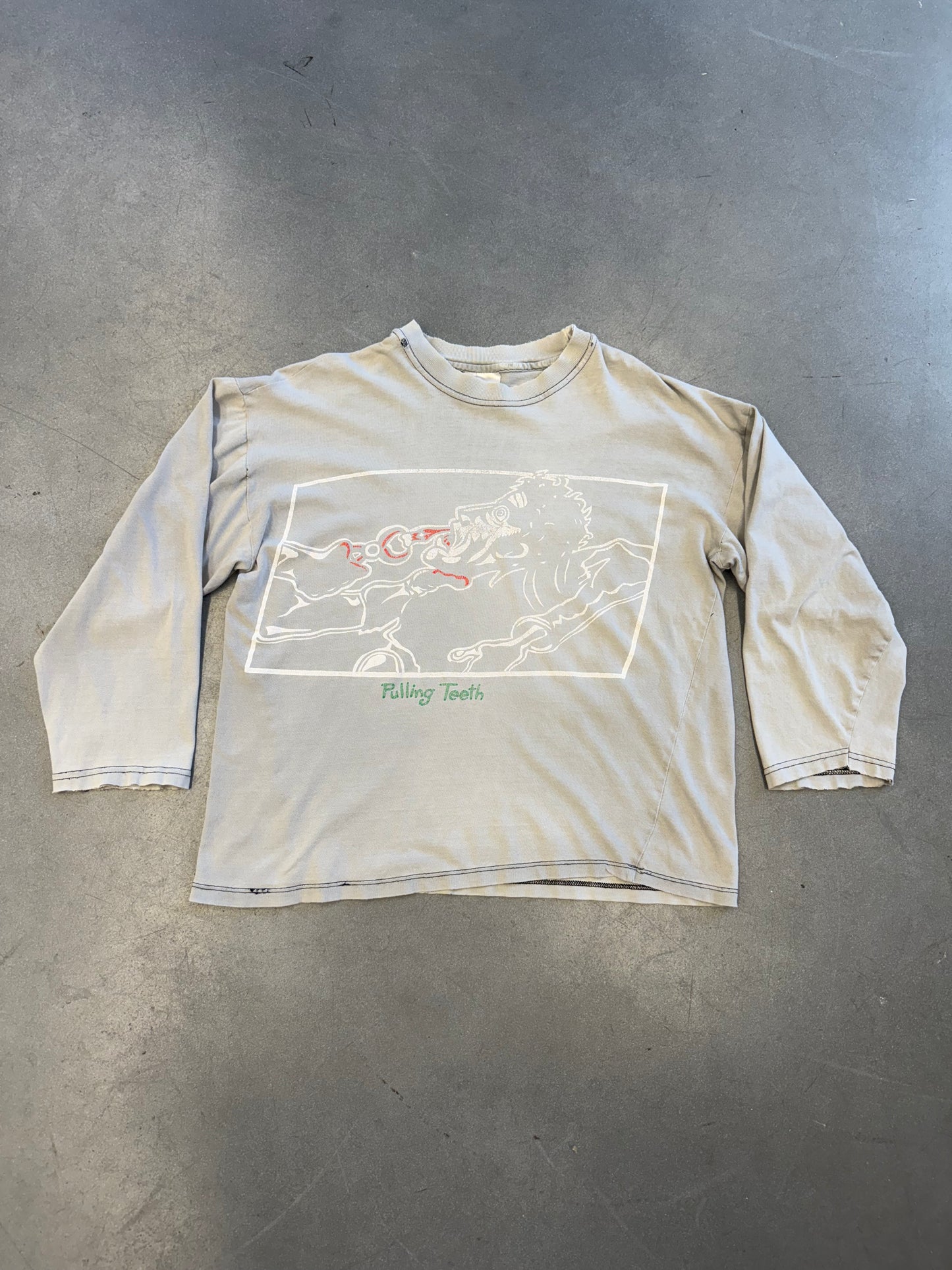 1995 EURO GREEN DAY PULLING TEETH LS TEE (MODE TAG)