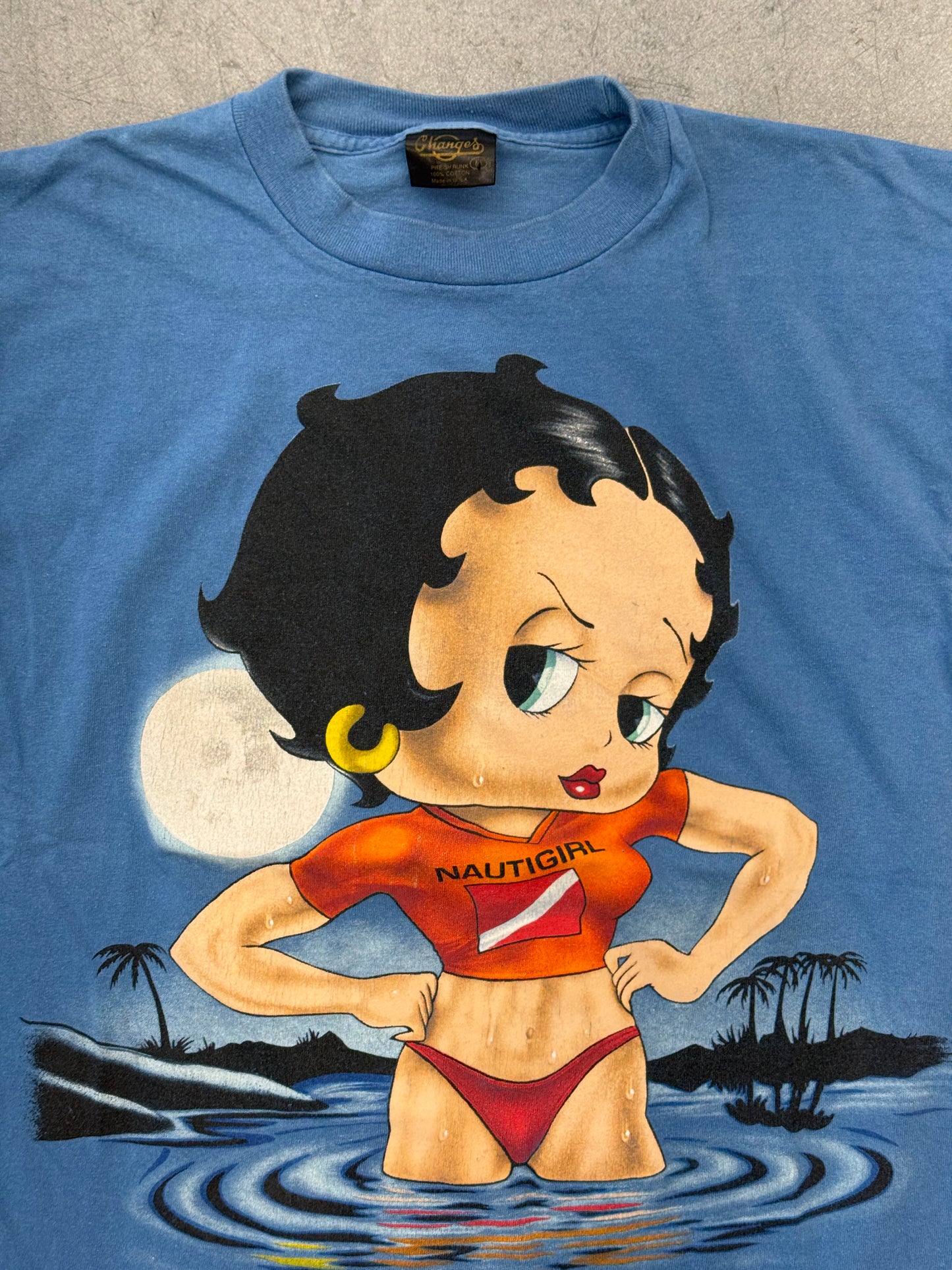 1997 BETTY BOOP NAUTIGIRL TEE (CHANGES TAG)