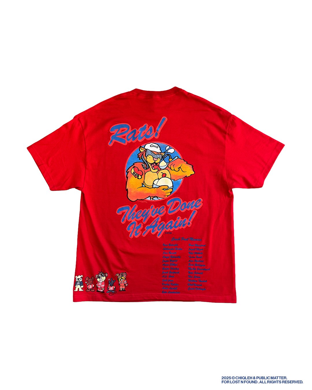 2025 BACK 2 BACK CHAMPIONS RED TEE + TICKET PACKAGE