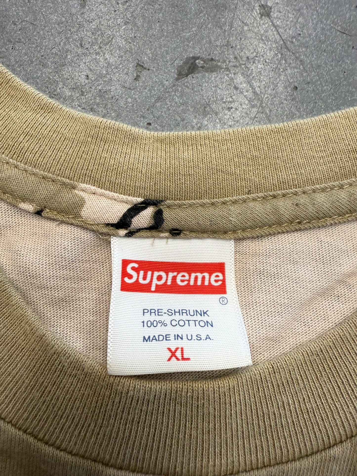 SS21 SUPREME HNIC PRODEGY TEE DESERT CAMO TEE
