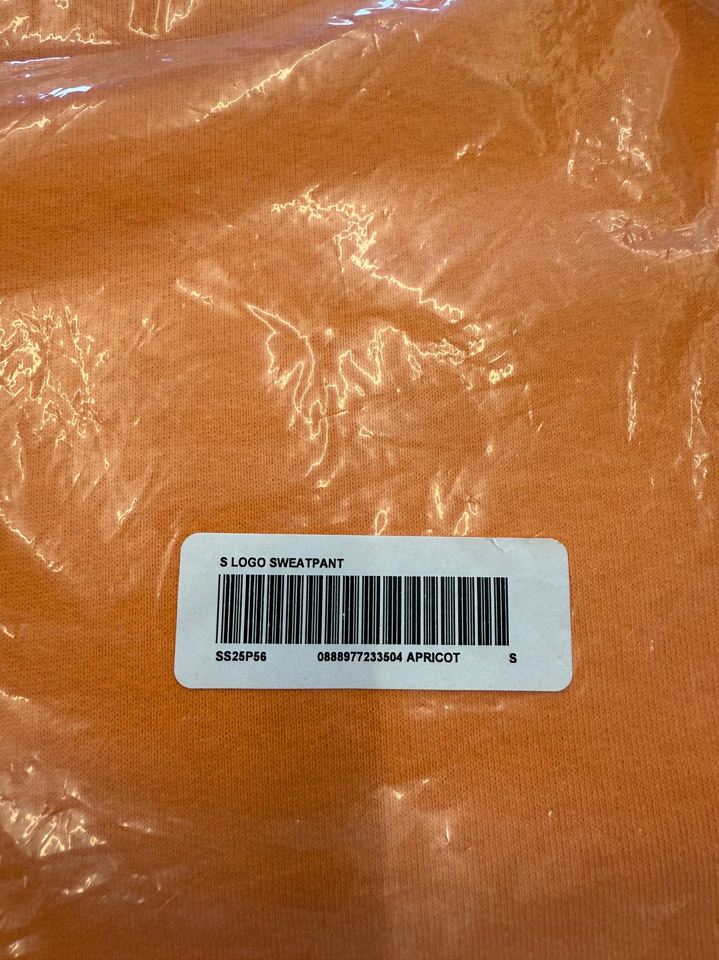 SS25 SUPREME S LOGO SWEATPANT - BRIGHT ORANGE (NEW) - S
