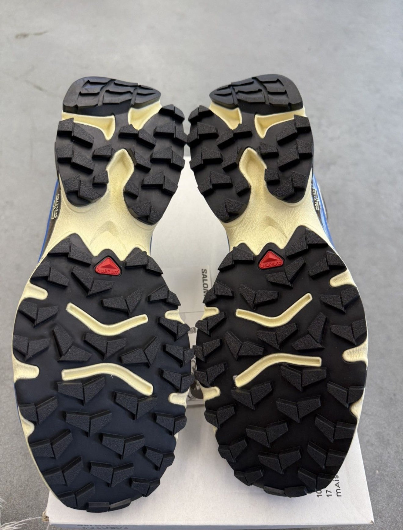 2024 SIZE 9.5 MM6 MAISON MARGIELA SALOMON XT-4 MULE TRANSPARENT YELLOW (NEW WITH BOX)