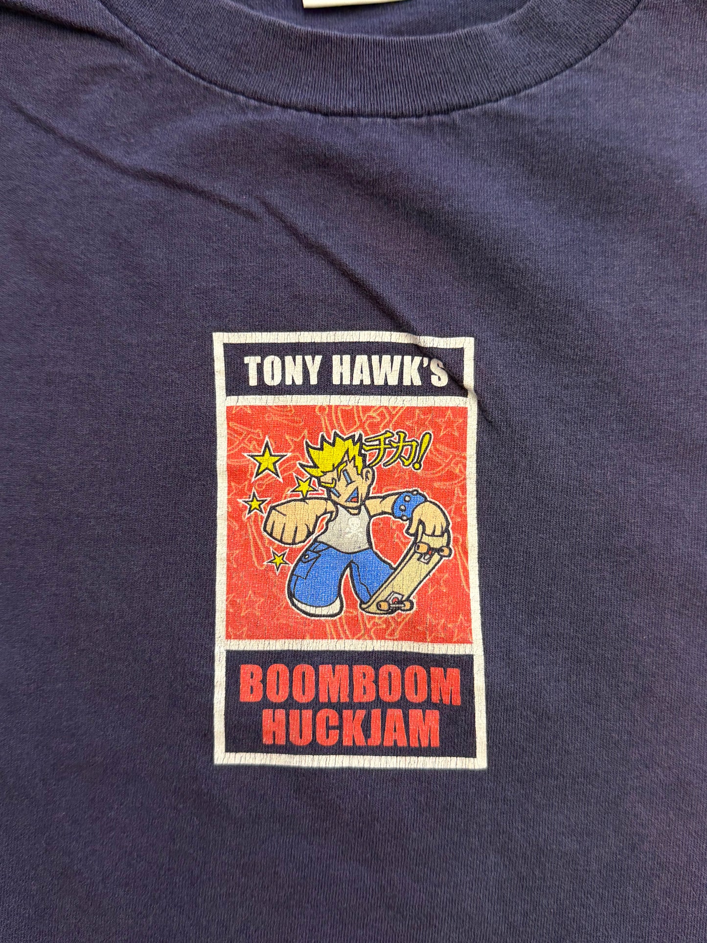 2002 TONY HAWK'S BOOM BOOM HUCKJAM NORTH AMERICA TOUR TEE (PRO WEIGHT TAG)
