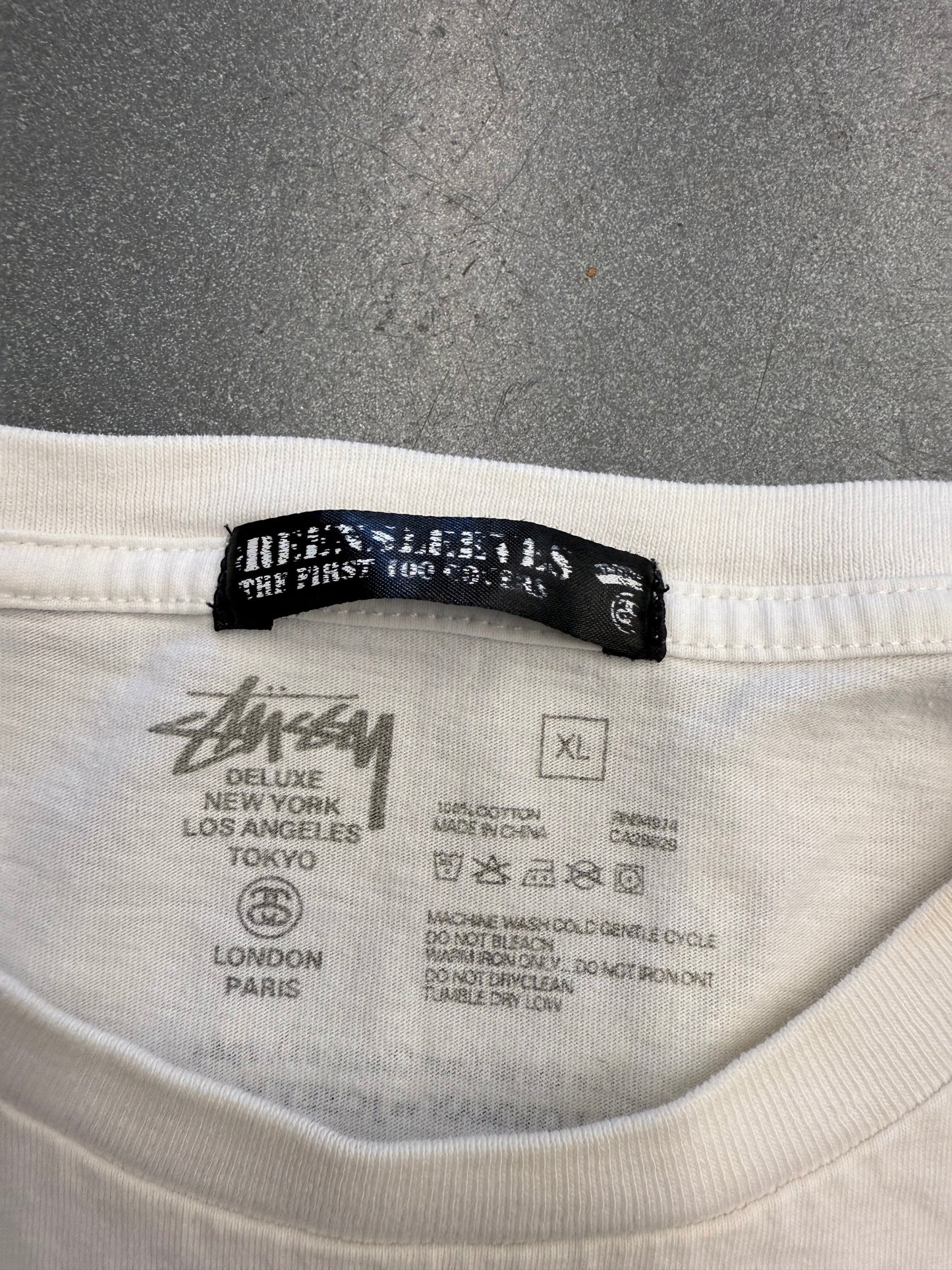 VINTAGE STUSSY YELLOWMAN EEK A MOUSE TEE